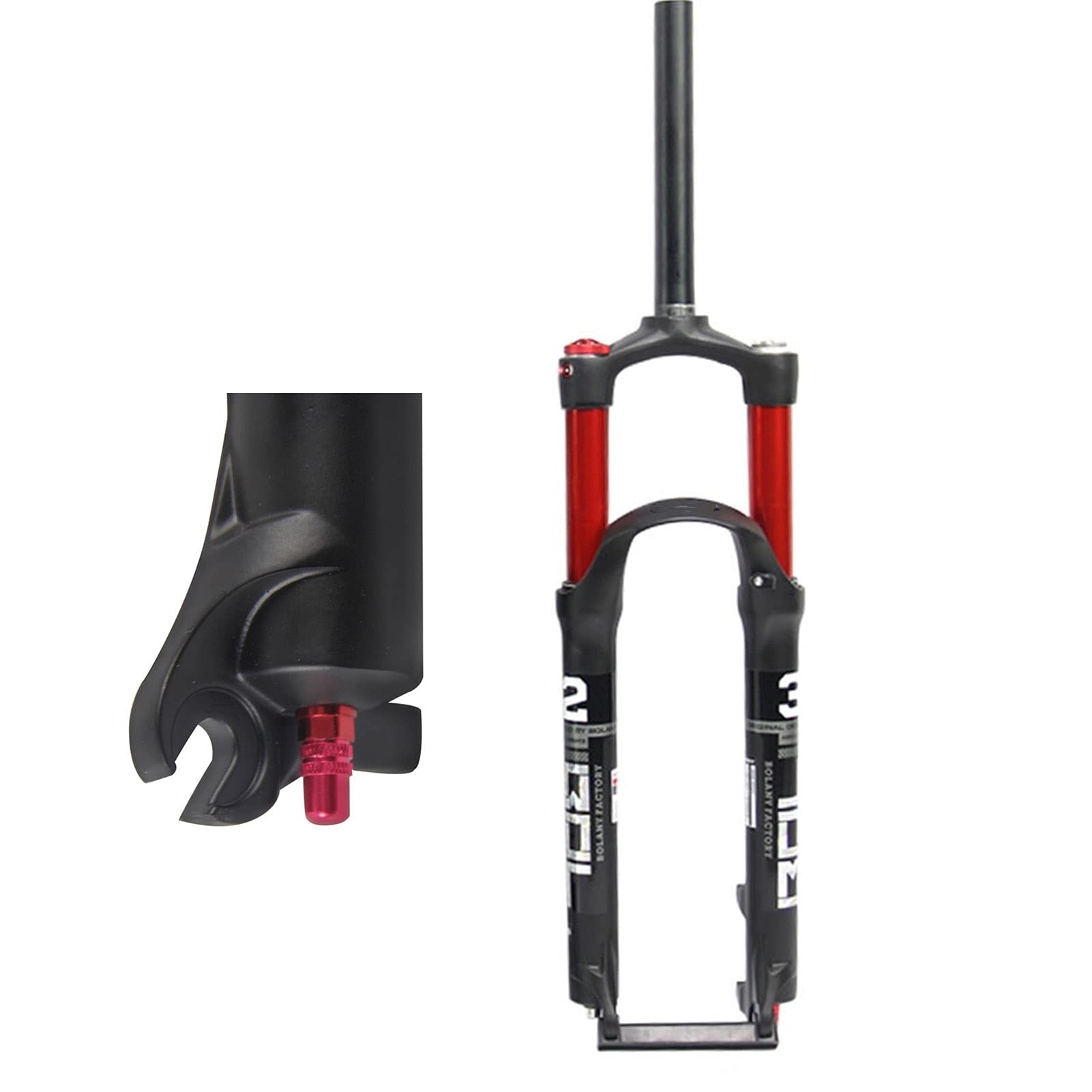 Ultralight Aluminum Alloy Mountain Bike Suspension Forks 26/27.5/29 Inch - Downhill MTB Forks with Disc Brake & Damping Adjustment (1-1/8
