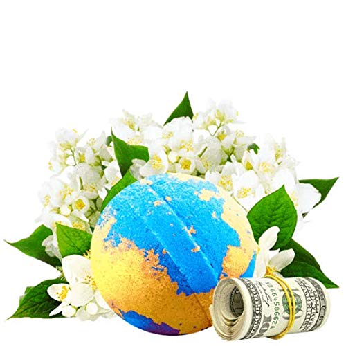 Cash Money Bath Bombs with Guaranteed Rare $2 Bill Inside - Mystery Surprise Gift for Her (Romance Me) | Fun Self-Care & Luxury Bath Experience for Birthdays, Anniversaries & Relaxation