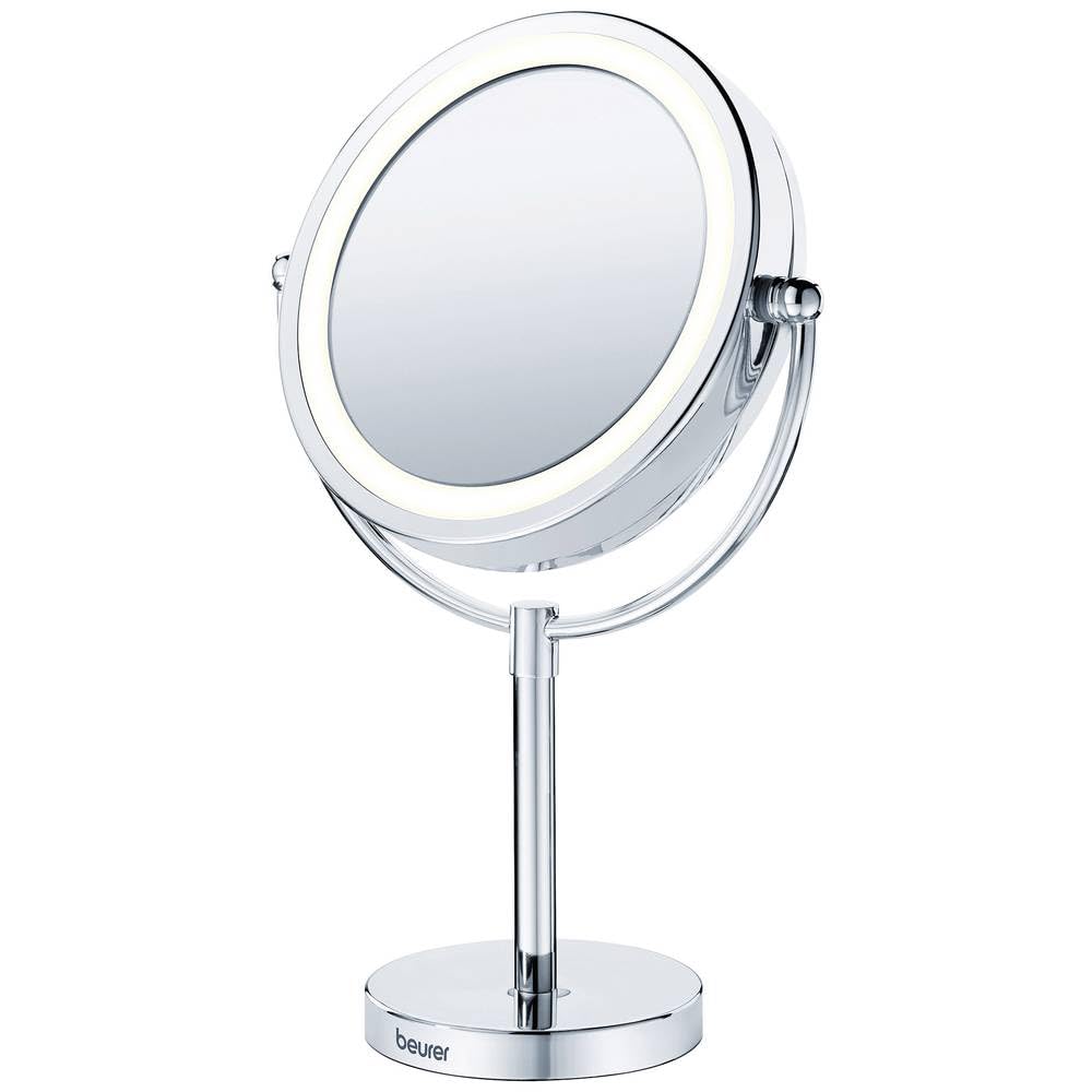 Beurer BS 69 LED Illuminated Vanity Mirror with Adjustable Brightness - Perfect for Makeup, Skincare & Travel | 1X/5X Magnification, Dimmable Light