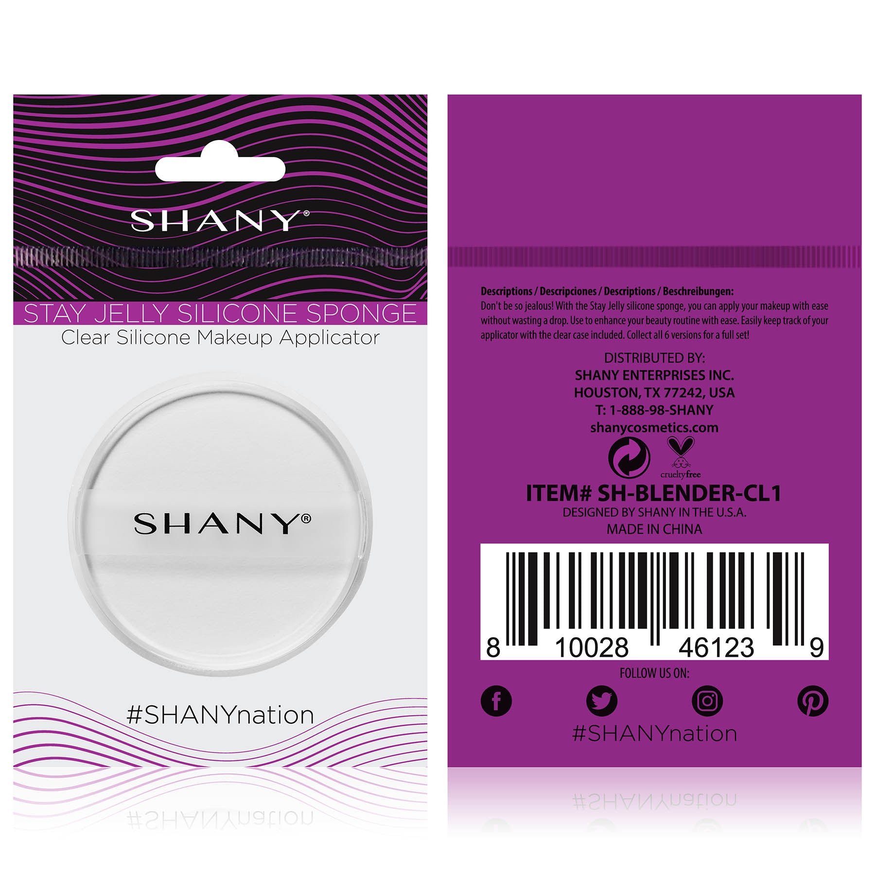 Stay Jelly Silicone Blender Sponge Set - Soft Makeup Sponge for Flawless Foundation Application - Perfect for Liquid, Cream & Powder Cosmetics - Home & Travel Beauty Essential