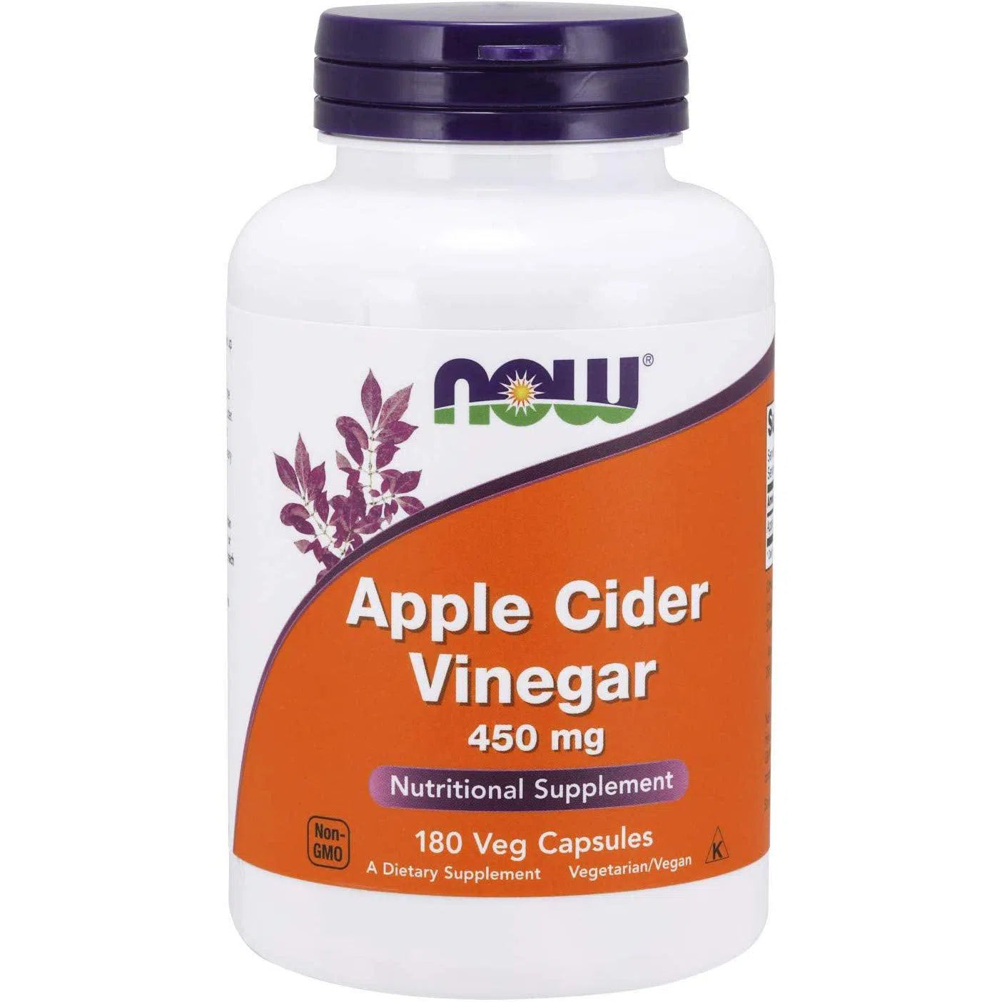 NOW Apple Cider Vinegar 450 mg Capsules - Organic, Raw, Unfiltered with Mother - Supports Digestion, Weight Management & Immune Health - Perfect for Daily Wellness Routine & Detox