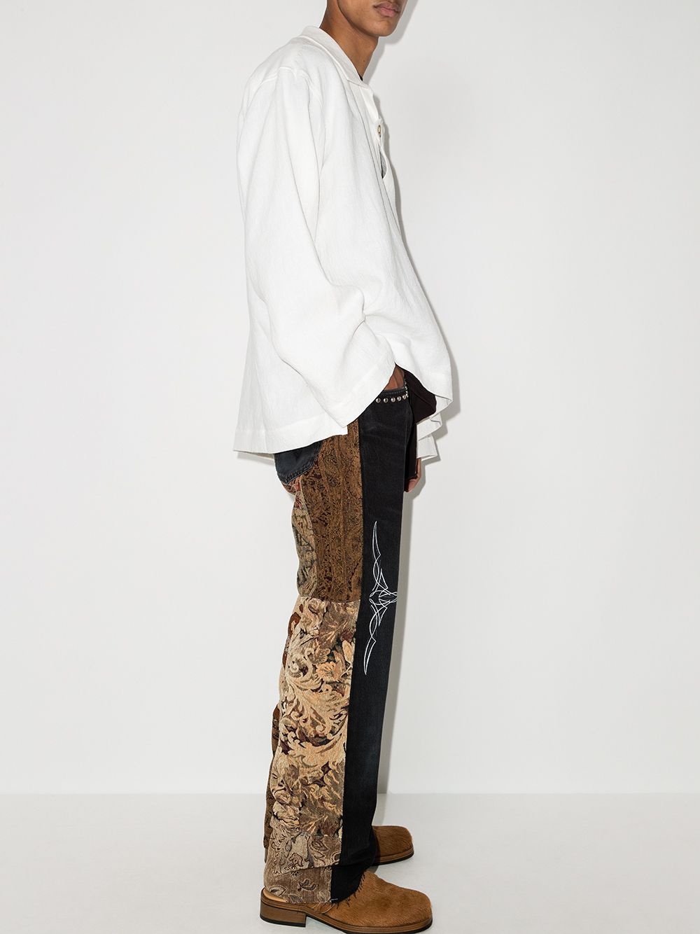 Children of The Discordance Black Jeans for Men & Women - Stylish Distressed Denim for Streetwear & Casual Outfits
