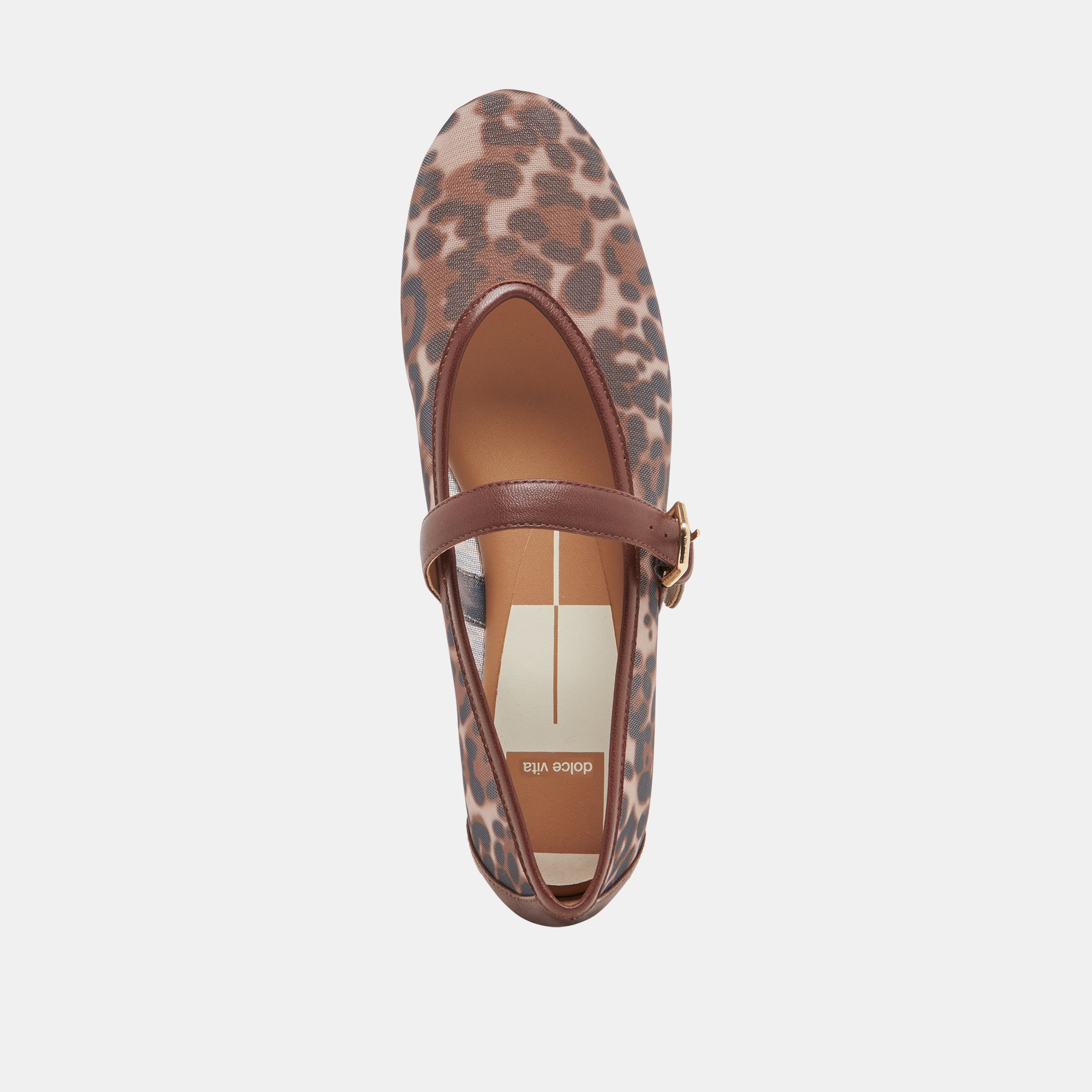 Roslyn Leopard Print Mesh Ballet Flats - Comfortable Women's Slip-On Shoes for Casual Wear, Office & Dance
