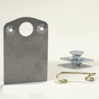 Quarter Turn Fastener Kit - Large Self Ejecting Buttons for Fiberglass (10-Piece Set with Buttons, Springs & Plates) | Perfect for Marine, RV & Automotive Applications