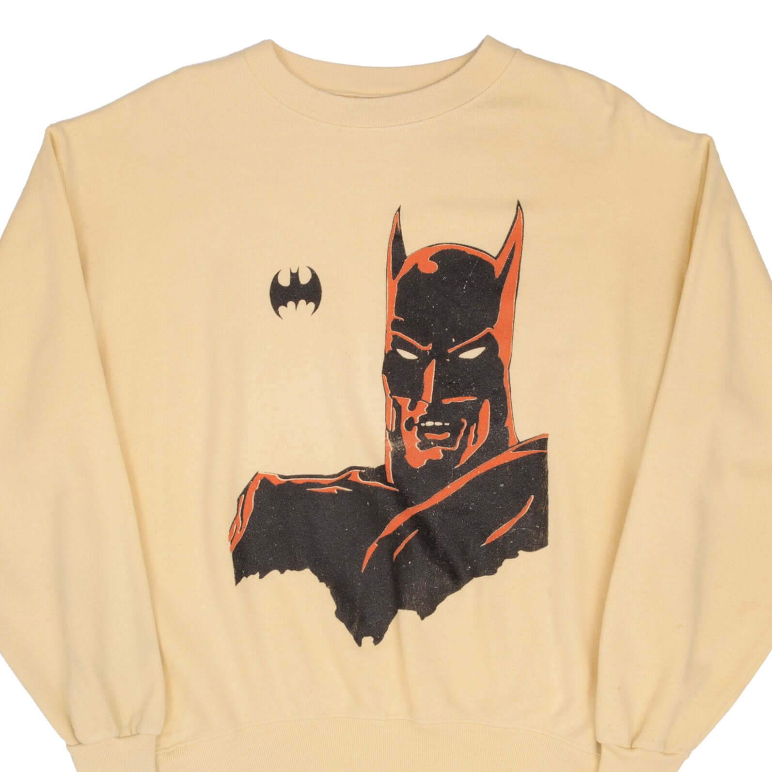 Vintage DC Comics Batman Sweatshirt 1980s - XL Size, Made in USA - Perfect for Comic Book Fans, Cosplay, and Casual Wear