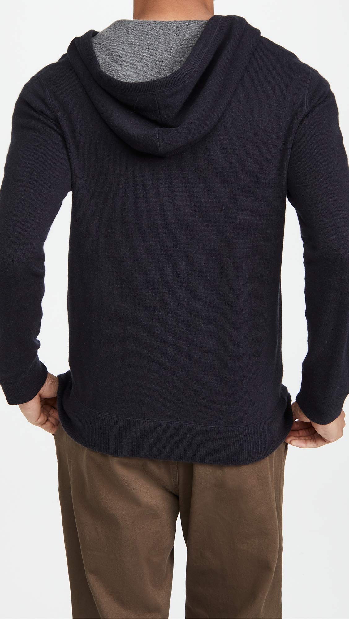 Vince Men's Full Zip Cashmere Hoodie - Soft Luxury Pullover Sweatshirt for Winter & Fall | Casual Wear, Office, Travel & Outdoor Activities