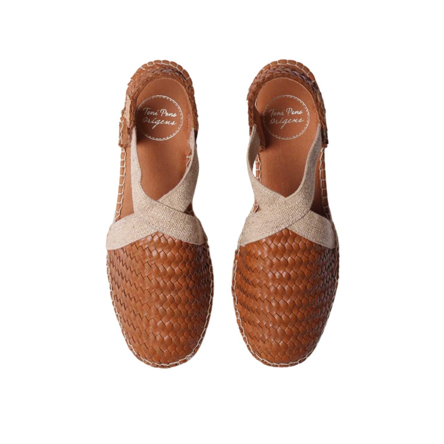 Women's Braided Leather Closed-Toe Wedge Espadrilles - Siracusa Style for Casual Outings & Summer Weddings
