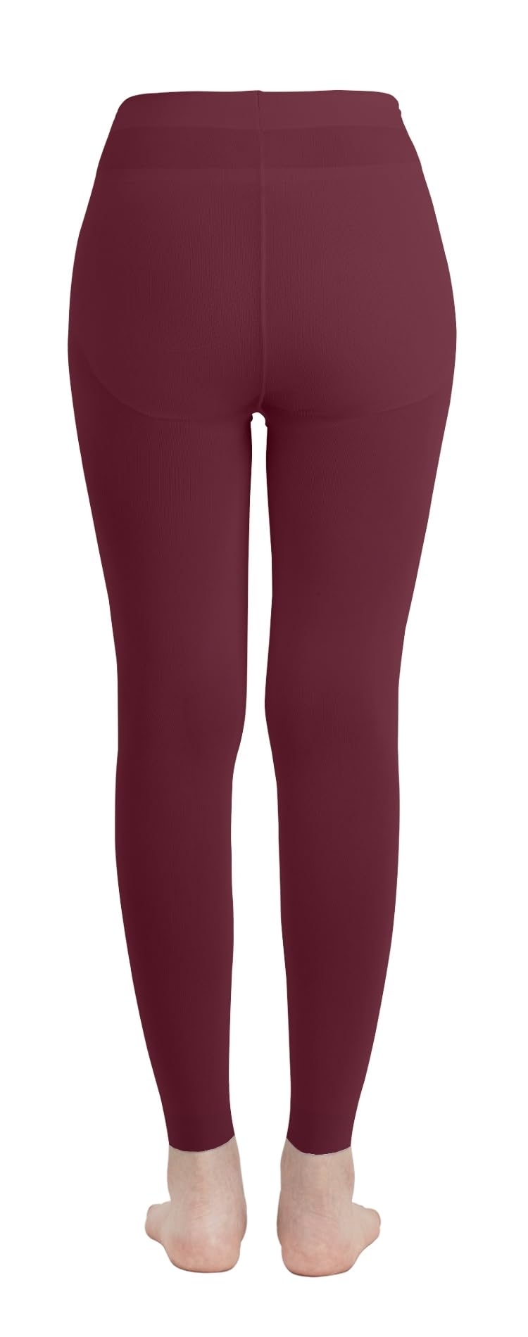 EMEM Apparel Women's Solid Color Opaque Microfiber Footless Tights - Comfortable Stretchy Leggings for Yoga, Workout & Everyday Wear