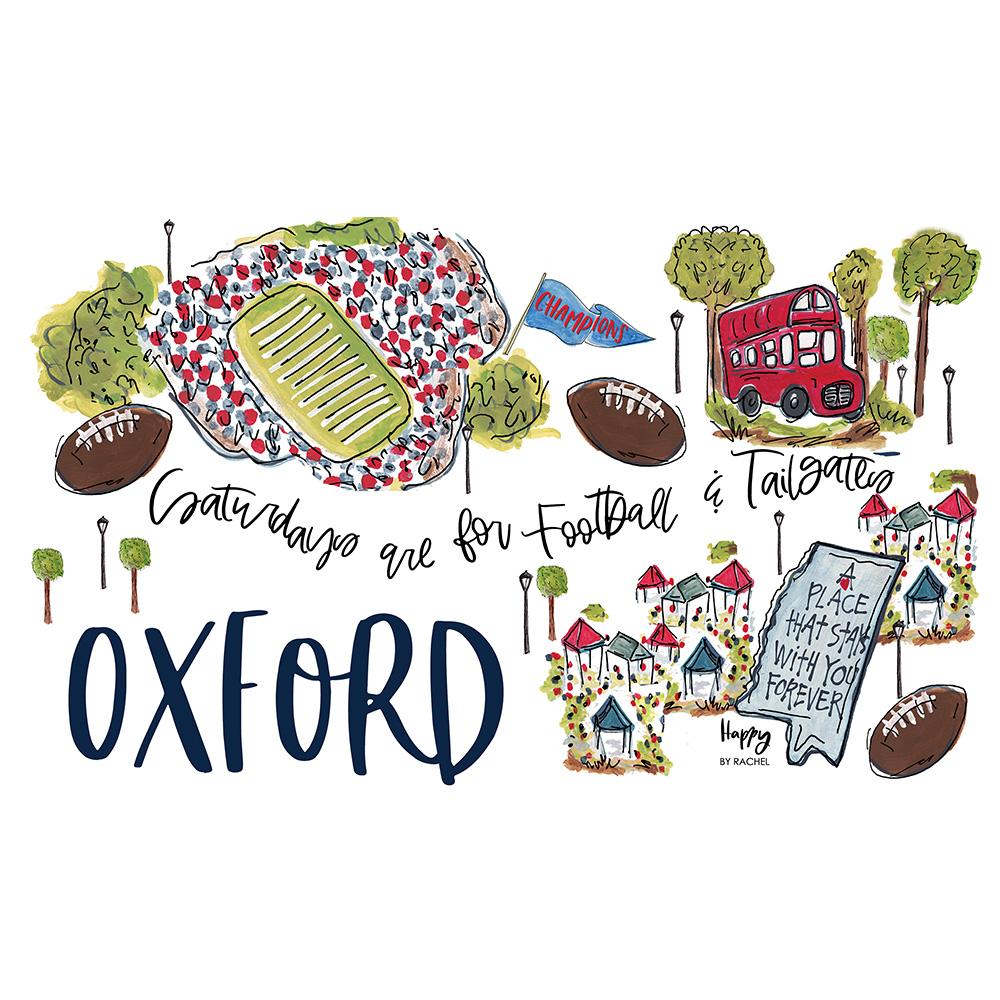 24oz Saturdays in Oxford Party Cup - Perfect for BBQs, Tailgates & Outdoor Gatherings