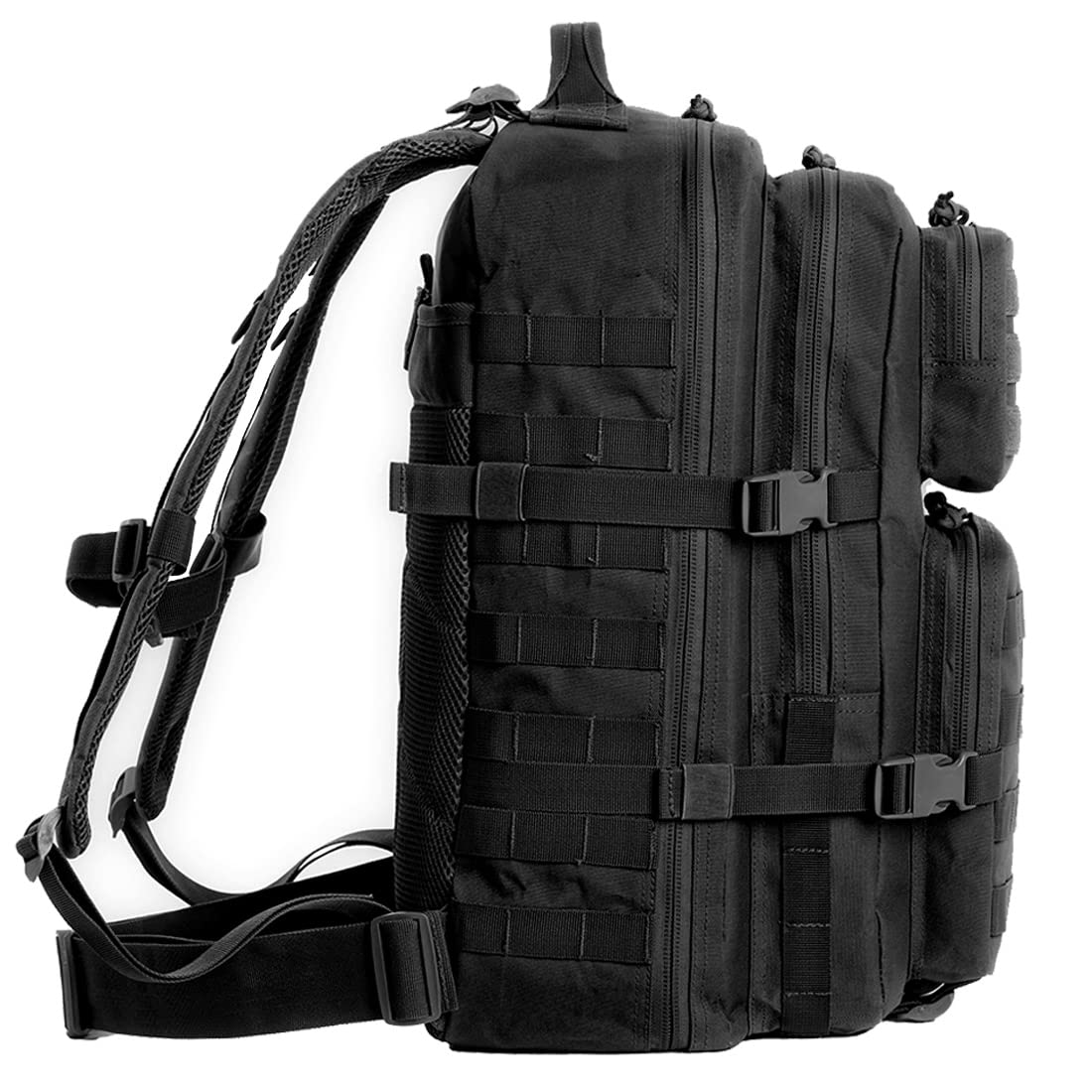 ANJINU 42L Tactical Military Backpack with MOLLE System - Durable Hiking Daypack for Outdoor Camping, Travel & Emergency Survival Gear