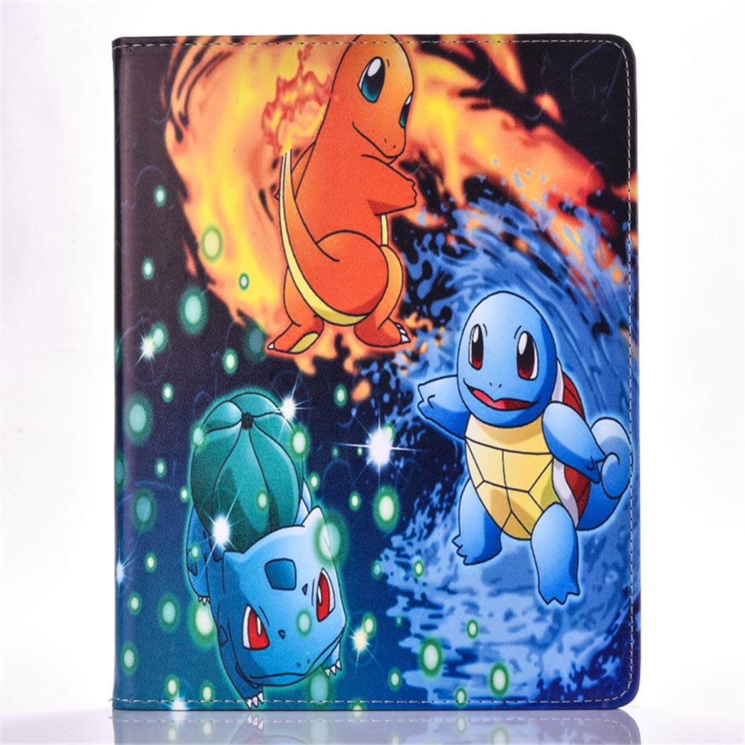 Cute Cartoon Flip Stand PU Leather Case for iPad Pro 9.7 inch (2017/2018), iPad 5/6, iPad Air/Air 2 - Lightweight Shockproof Protective Cover for Kids, School & Travel Use (#39)