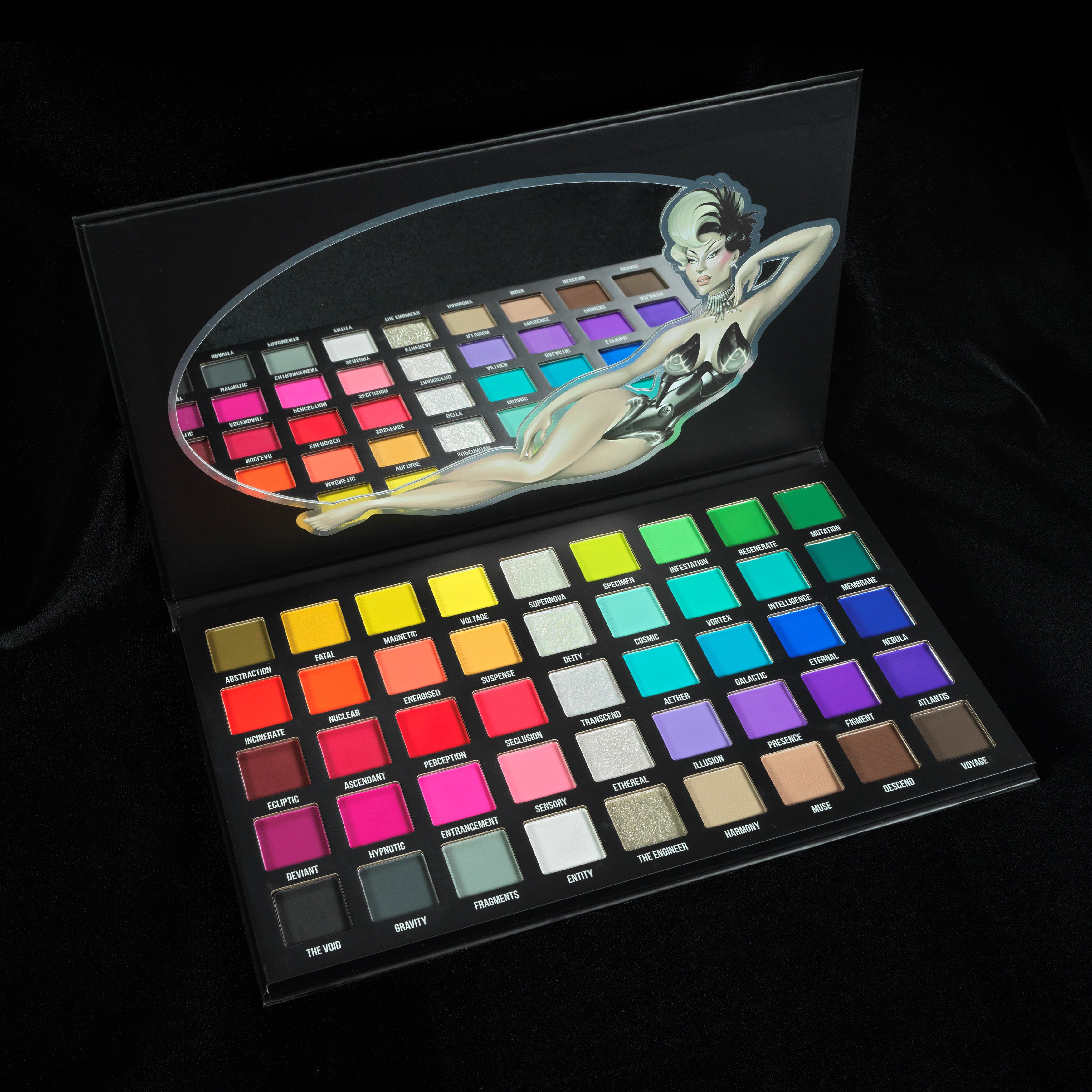 Ellis Atlantis 45 Shade Eyeshadow Palette - Highly Pigmented Makeup Palette for Professional & Everyday Use | Perfect for Day, Night & Special Occasion Makeup Looks