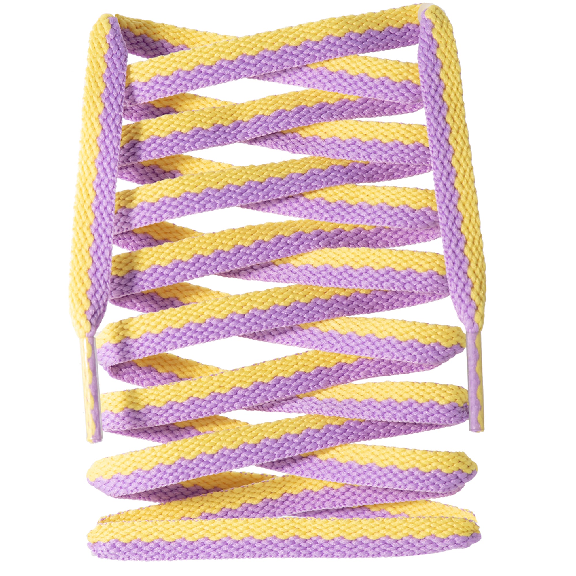 Flat Split Two-Tone Shoelaces for Sneakers & Casual Shoes - Durable & Stylish Laces for Everyday Wear & Sports