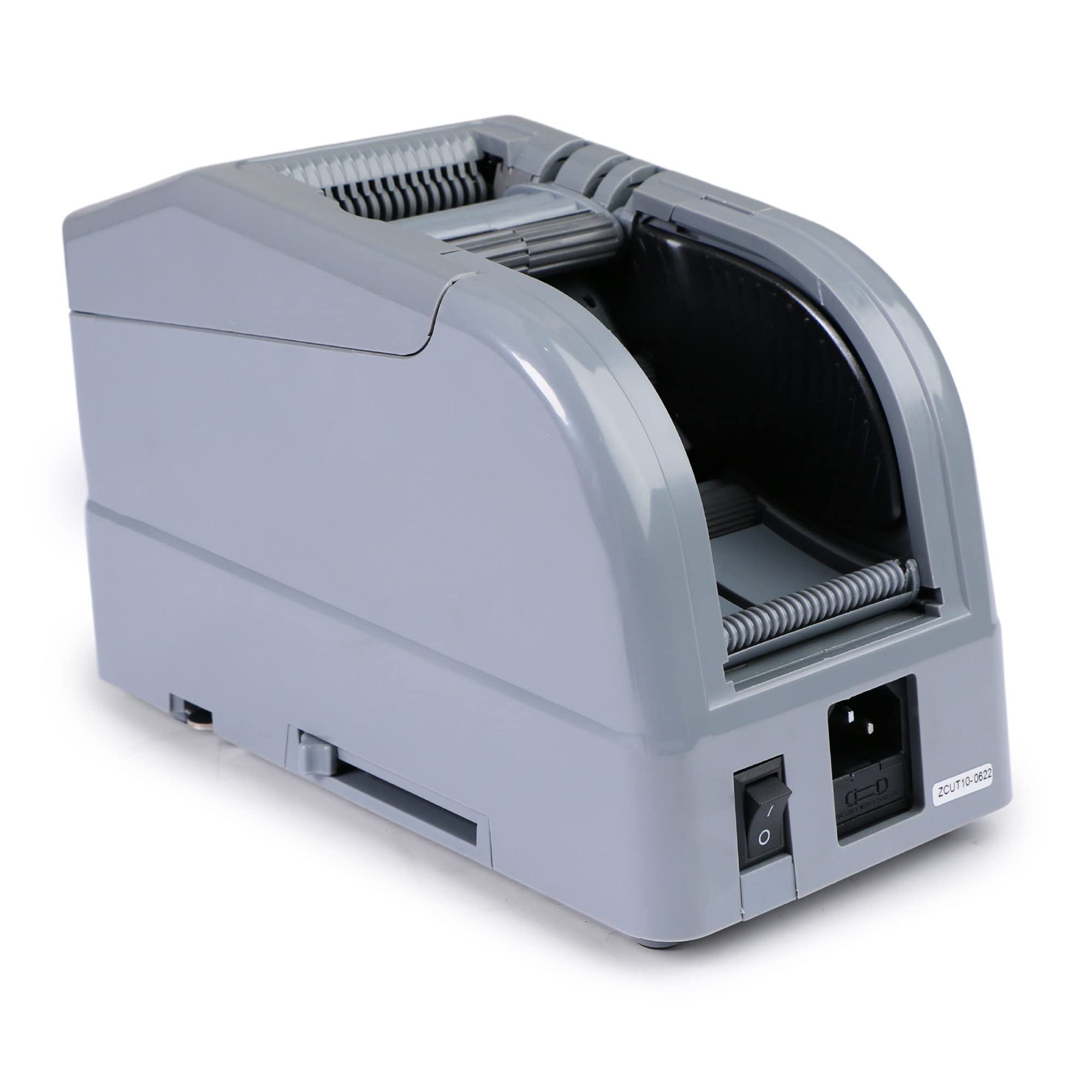 U.S. Solid Automatic Tape Dispenser JF-7000 - Electric Ribbon Cutting Machine for 6-60mm Width & 5-999mm Length Adhesive Tape - Upgraded Silicone Feed Wheel - Perfect for Packaging, Shipping & Office Use