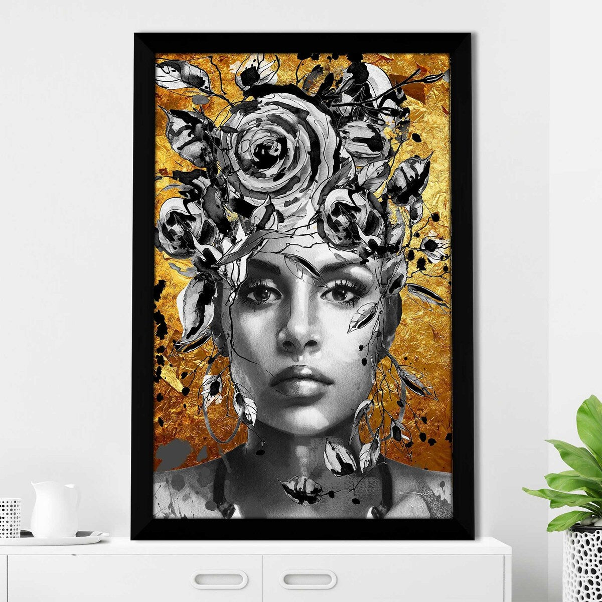 Jodi Print Afrique Model 8 Acrylic Wall Art - Modern Home Decor for Living Room, Bedroom & Office