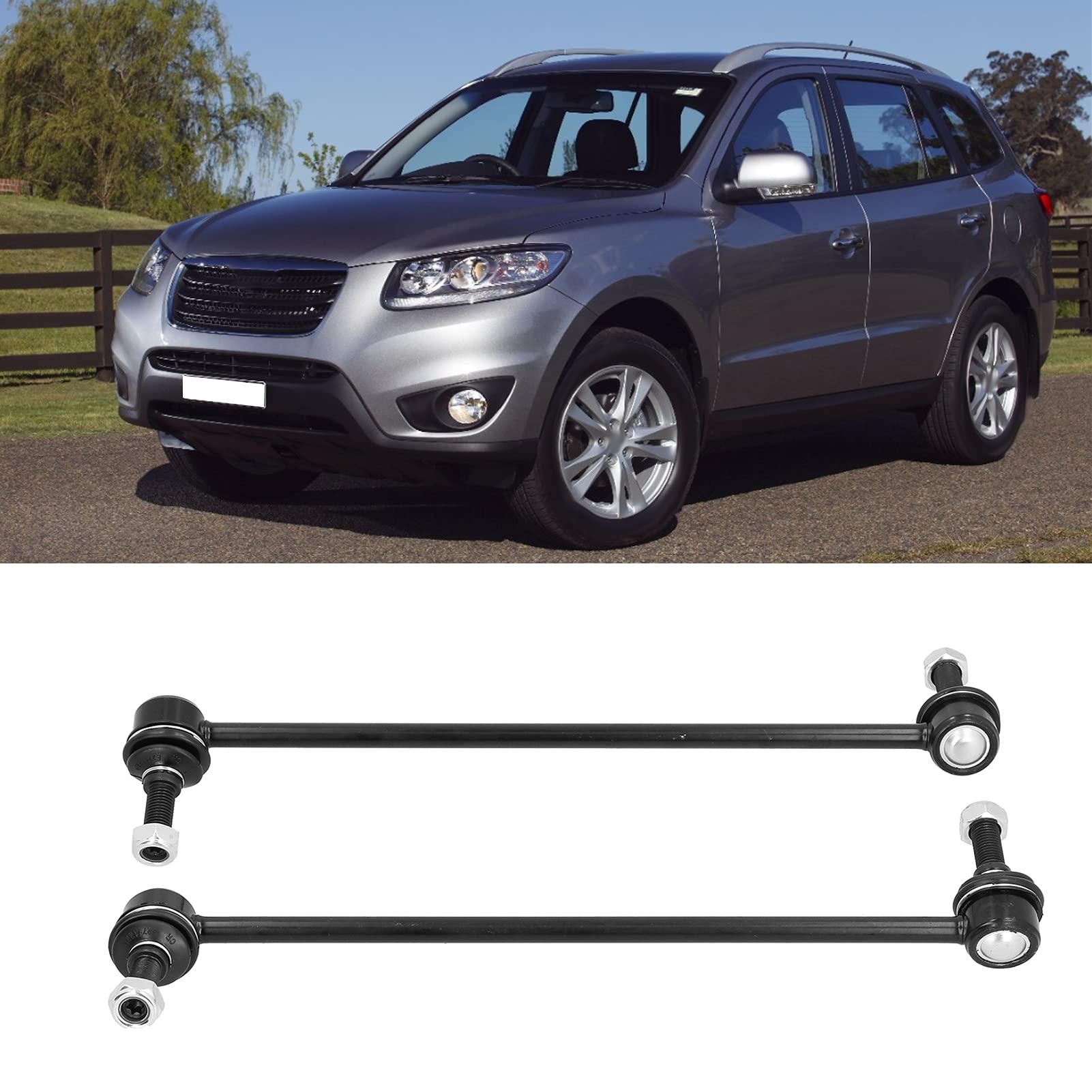 Acouto Stabilizer Bar Link Kit - 2pcs Front Sway Bar End Links (Left/Right) K750204 Replacement for 2011-2014 Models | Improve Vehicle Handling & Reduce Body Roll for Smoother Rides