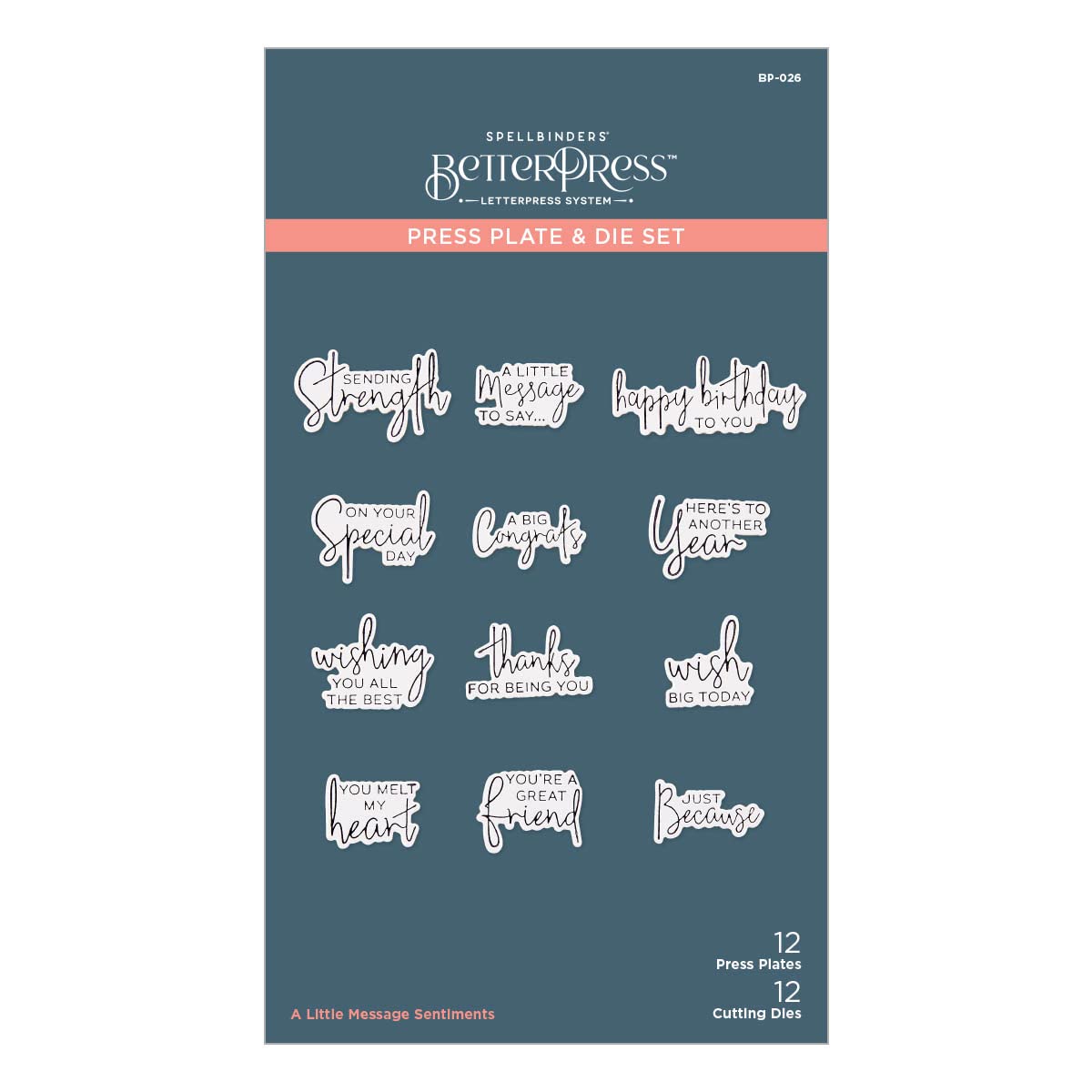 Spellbinders BetterPress Letterpress Essentials Kit - Premium Plates, Inks & Cardstock Panels for DIY Card Making & Scrapbooking | Perfect for Wedding Invitations, Greeting Cards & Craft Projects