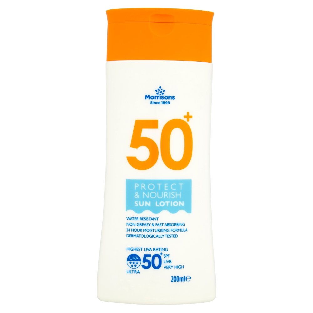 Nutmeg Sun Lotion SPF 50+ - Broad Spectrum Sunscreen for Face & Body, 200ml - Moisturizing & Nourishing Formula with UVA/UVB Protection - Perfect for Beach, Pool & Outdoor Activities
