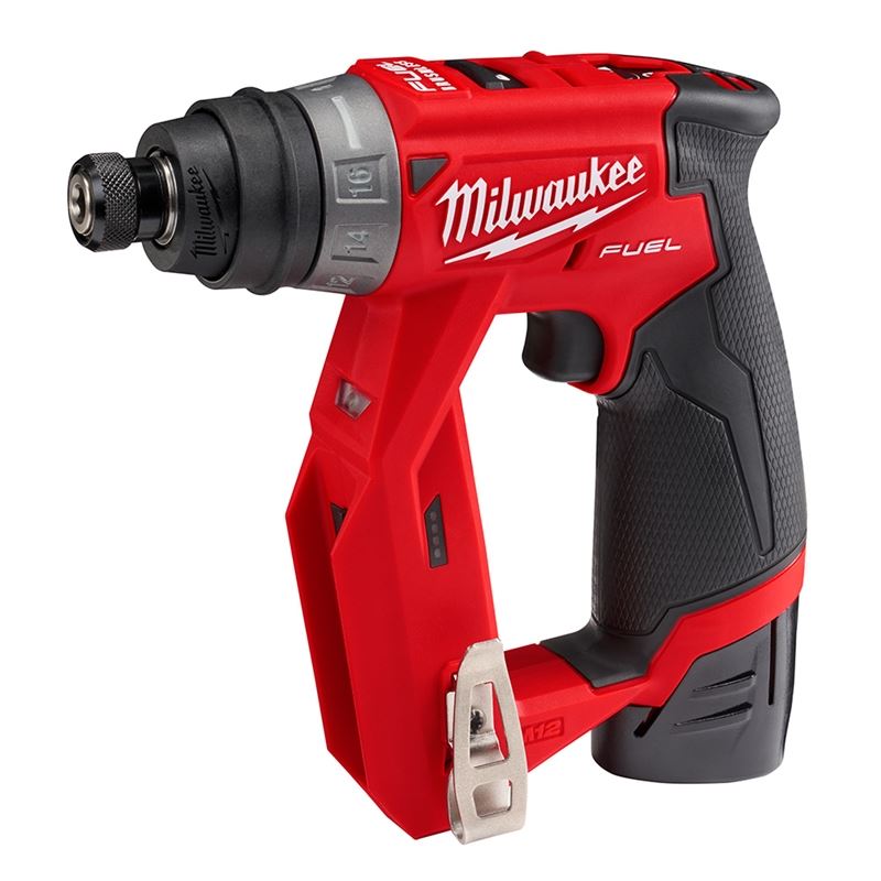 M12 FUEL 12V Brushless Cordless Drill/Driver Kit with Lithium-Ion Battery - Powerful Installation Tool for Construction, Woodworking & DIY Projects
