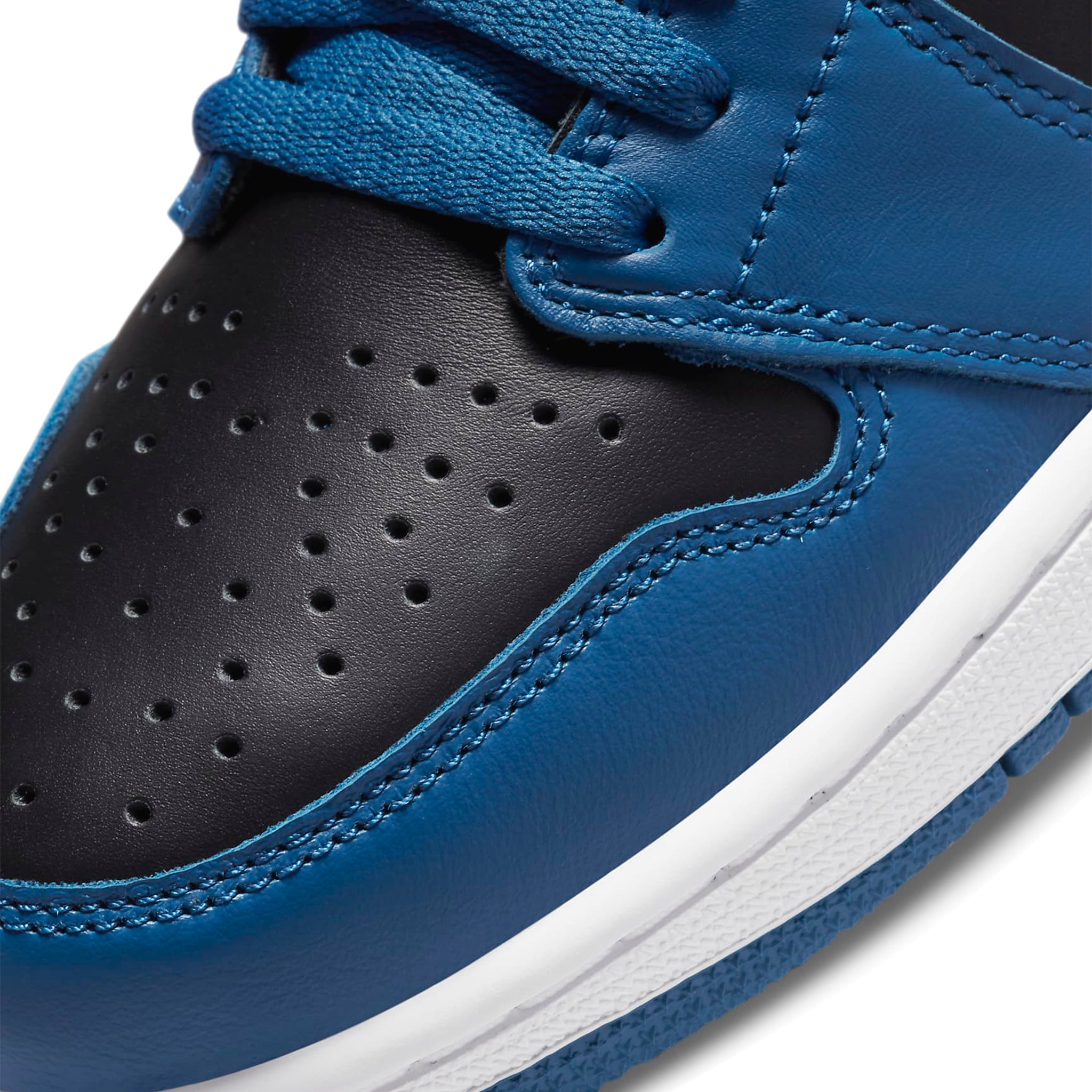 Original Air Jordan 1 Retro OG High Dark Marina Blue Basketball Shoes - Men's Sneakers for Streetwear & Casual Outfits