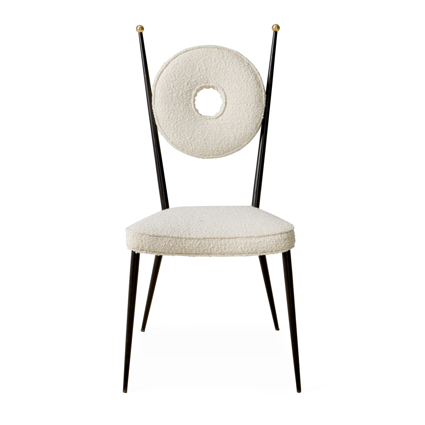 Rondo Dining Chair - Modern Wooden Dining Room Chair with Upholstered Seat - Perfect for Kitchen, Dining Room, and Home Decor