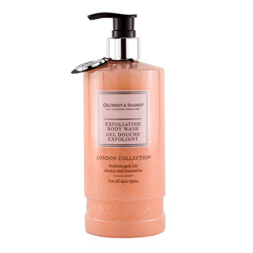 Gilchrist & Soames London Exfoliating Body Wash - 15.5oz | Antioxidant Rich, Paraben & Sulfate Free | Gently Cleansing & Exfoliating | Perfect for Dry Skin & Spa Days