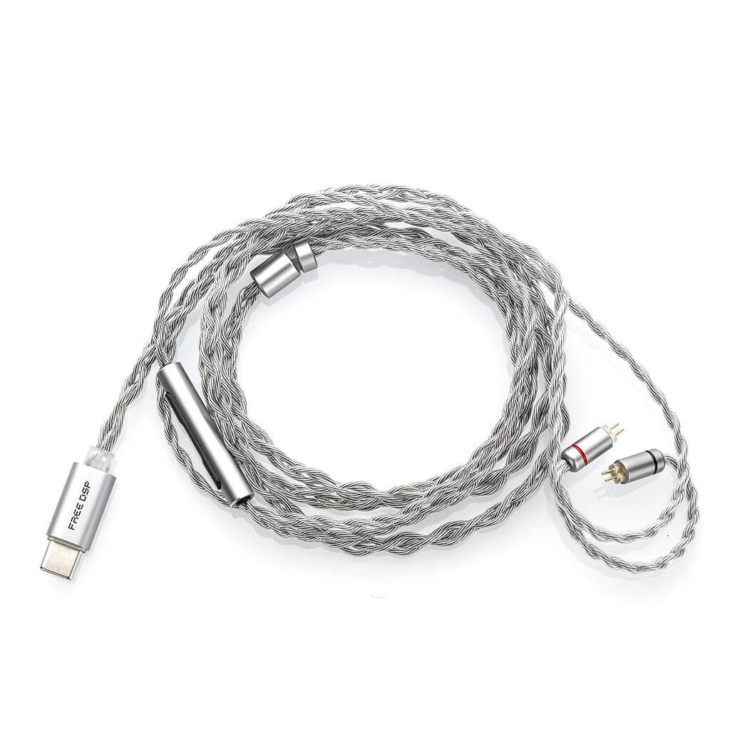 Moondrop Free DSP USB-C IEM Cable - High-Quality Audiophile Earphone Cable with Digital Signal Processing | Perfect for Music Lovers, Gamers & Studio Monitoring