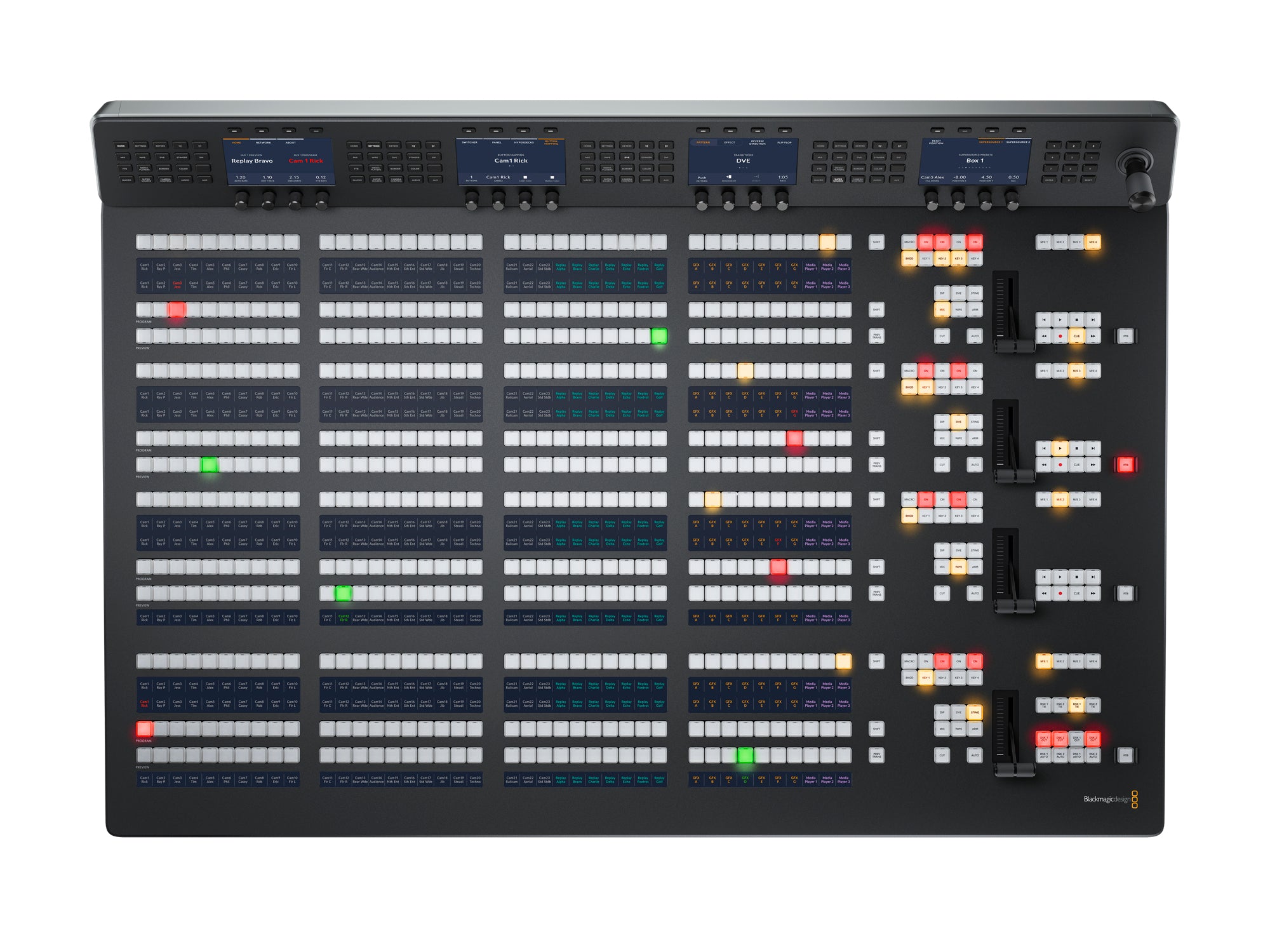 Blackmagic Design ATEM 4 M/E Advanced Panel 40 - Professional Live Production Switcher for Broadcast Studios & Event Streaming