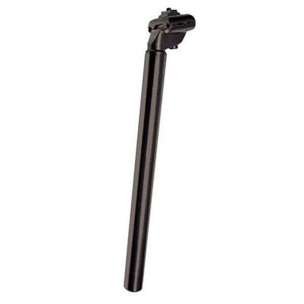 Kalloy SP 243 Black 25.4x350mm Bike Seatpost - Lightweight Aluminum Alloy Bicycle Seat Post for Road, MTB, and Hybrid Bikes