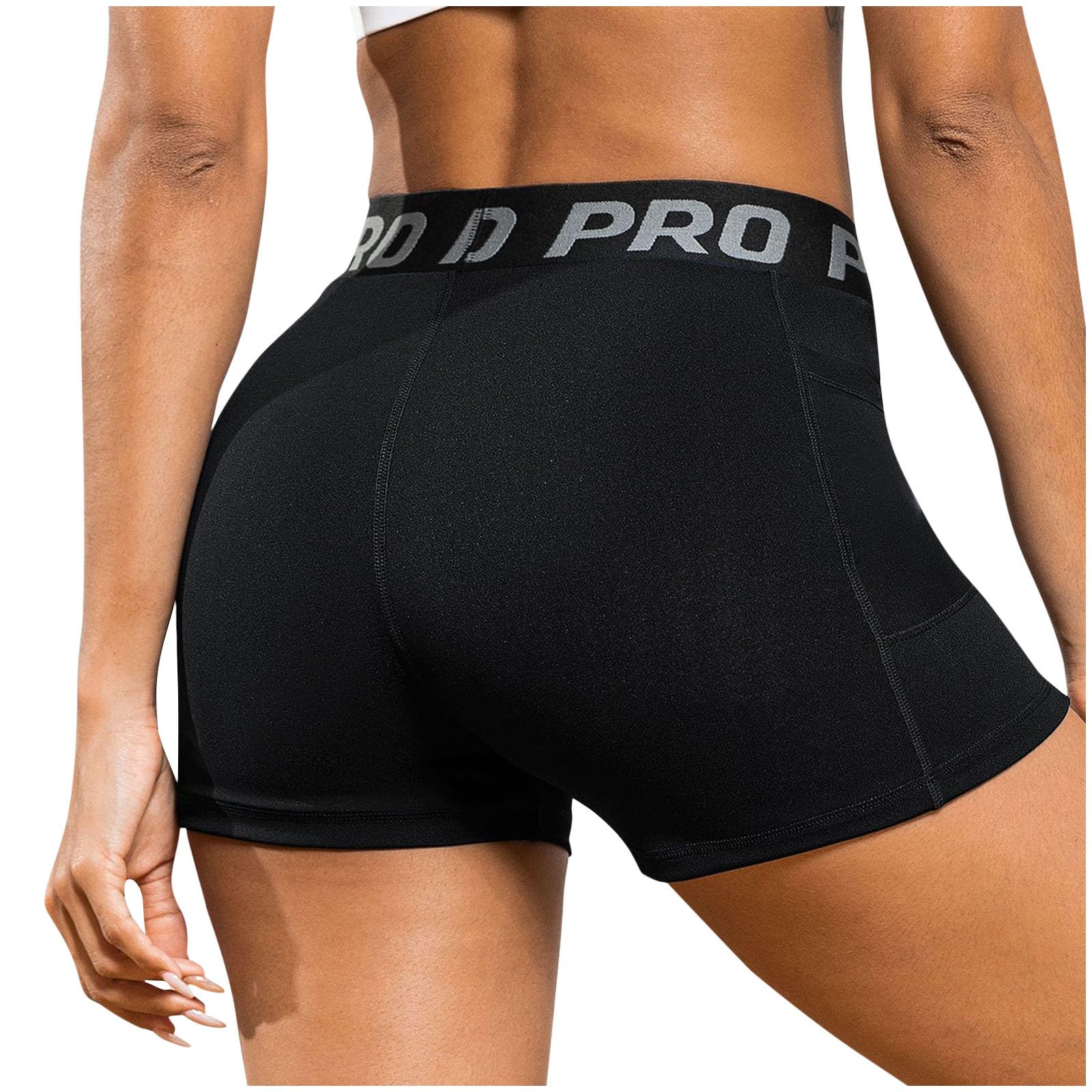 Women's High Waisted Biker Shorts - Stretchy Gym Yoga Running Workout Leggings with Pockets | Trendy Athletic Wear for Fitness, Cycling & Lounge
