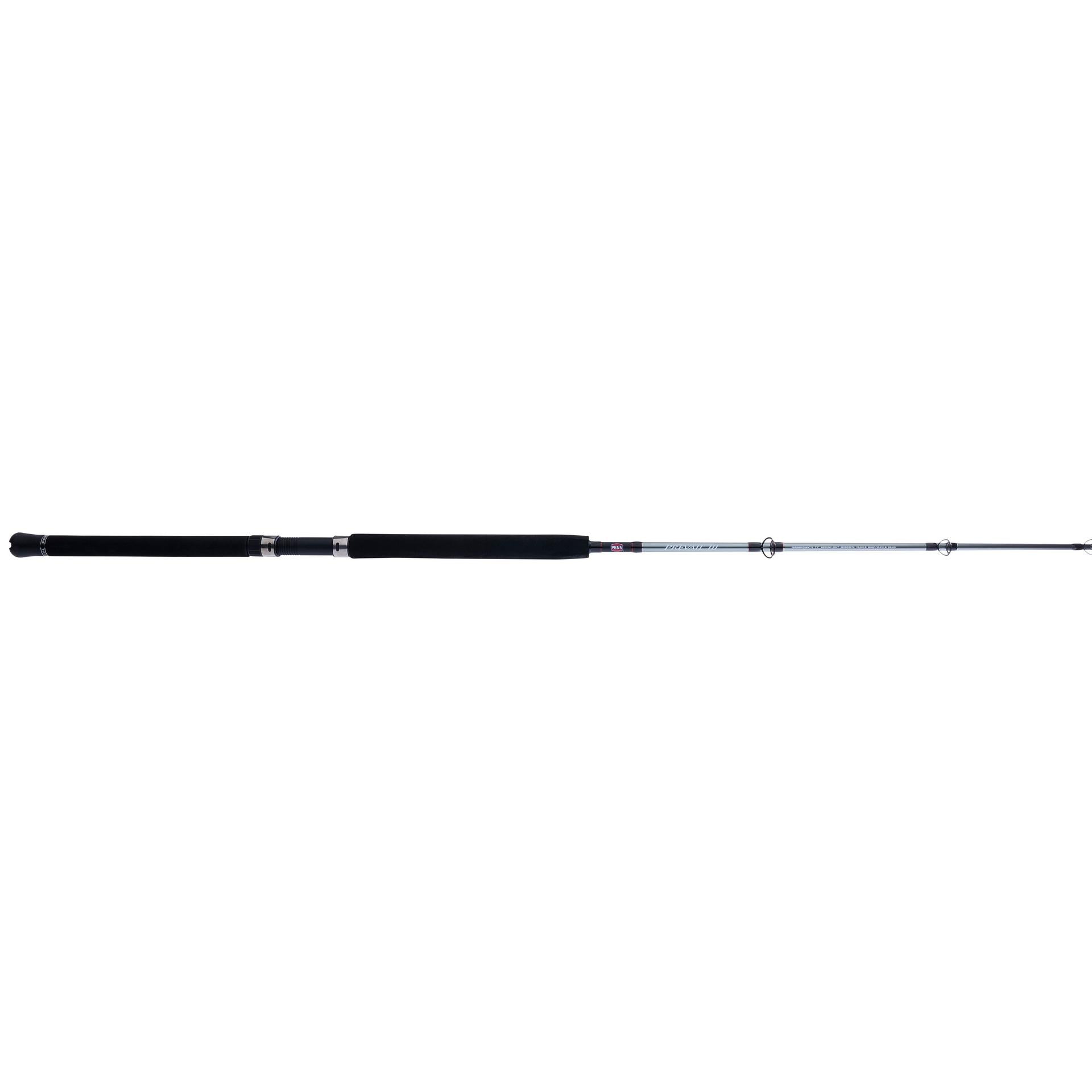 Prevail III Conventional Boat Fishing Rod - Heavy Duty Saltwater Offshore Trolling Rod for Big Game Fish - Perfect for Deep Sea Fishing, Tuna, Marlin, and Shark Angling