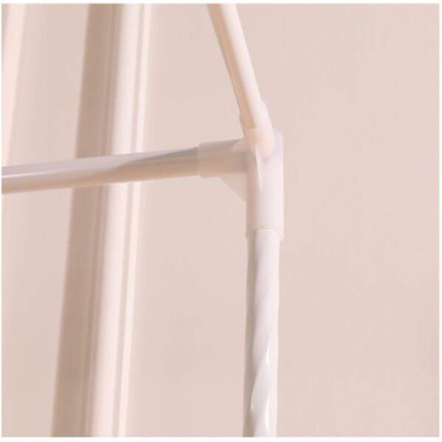 Spiral Design Metal Canopy Bed Frame with Mosquito Net - White King Size for Bedroom Decor | Fits Metal & Wood Beds | Perfect for Romantic Bedrooms, Guest Rooms & Nursery Decor