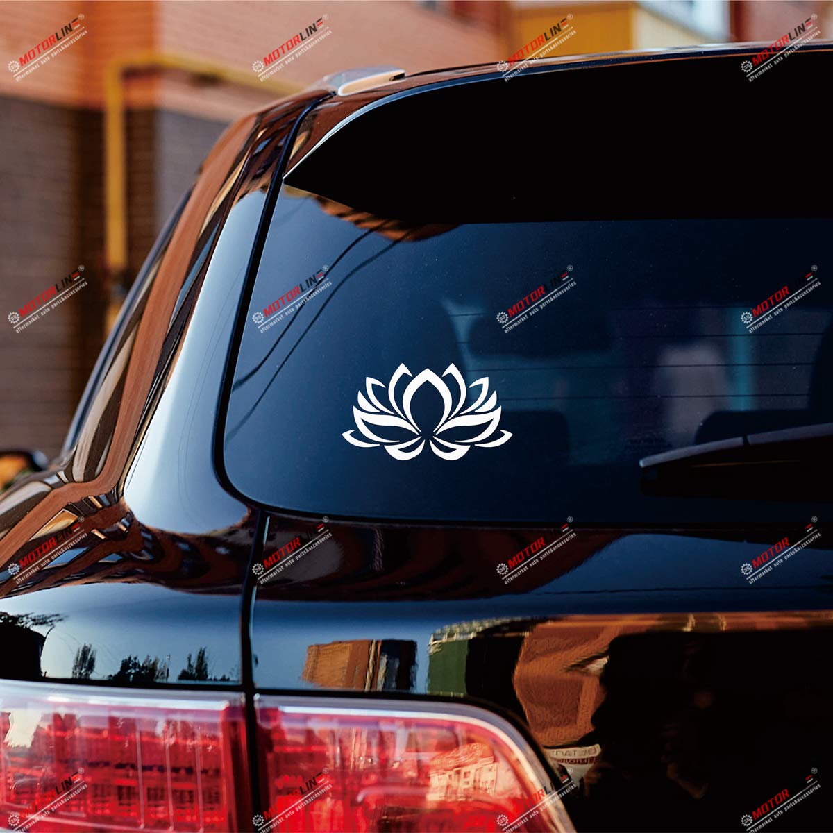 Lotus Flower Yoga Vinyl Decal Sticker Set - 3 Pack (3