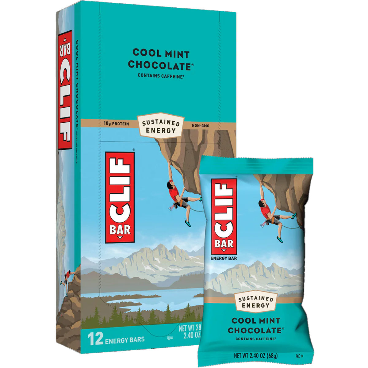 Clif Bar Energy Bars - 5 Pack | Organic, Gluten-Free Snacks for Hiking, Running & Outdoor Adventures | High Protein, Vegan & Non-GMO