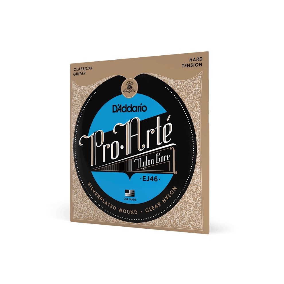 D'Addario EJ46 Pro Arte Hard Tension Classical Guitar Strings - Premium Nylon Strings for Professional Players | Perfect for Concerts, Recording & Practice