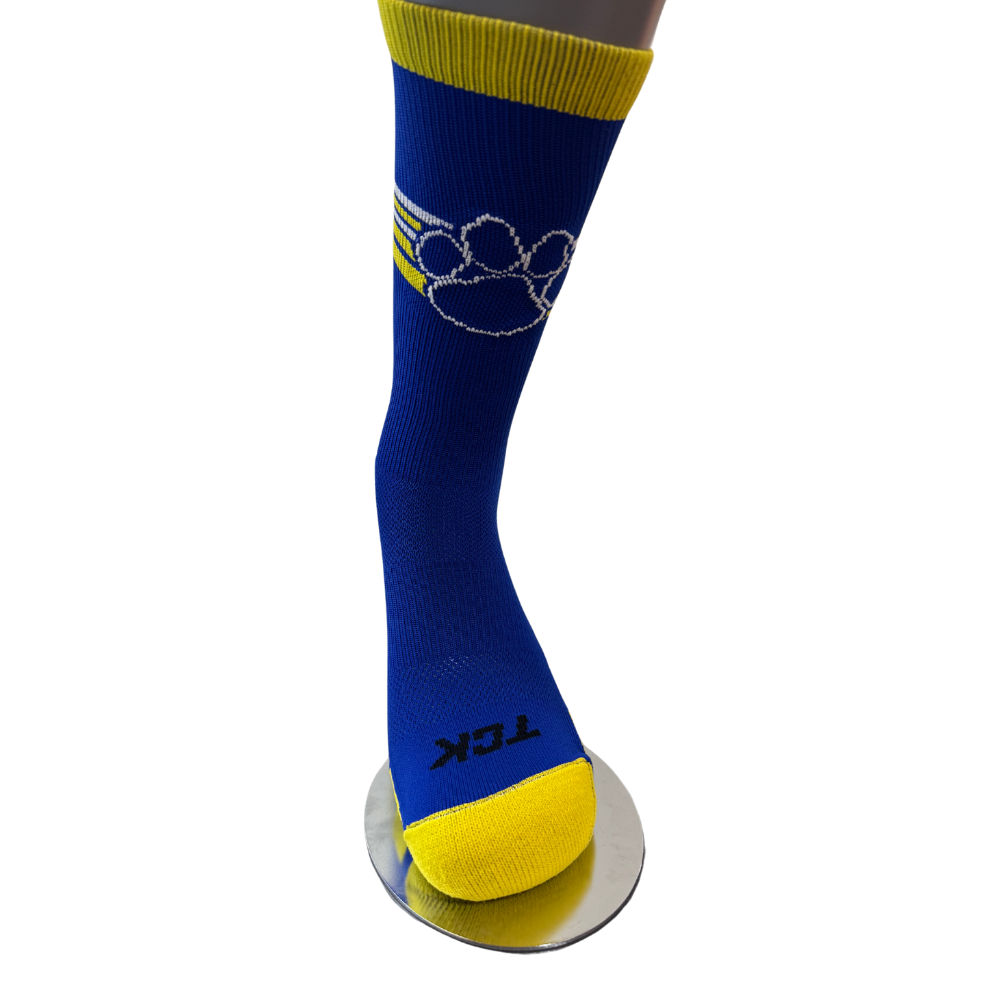 Kearney Bearcats Varsity Paw Socks - Team Spirit Athletic Socks for Basketball, Football & School Events | Comfortable Crew Socks for Sports Fans & Students