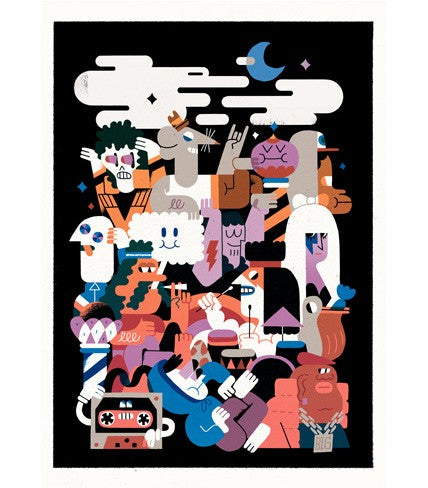 Hedof Effenaar New Year's Eve Giclee Art Print - Premium Wall Decor for Home, Office & Gift Giving