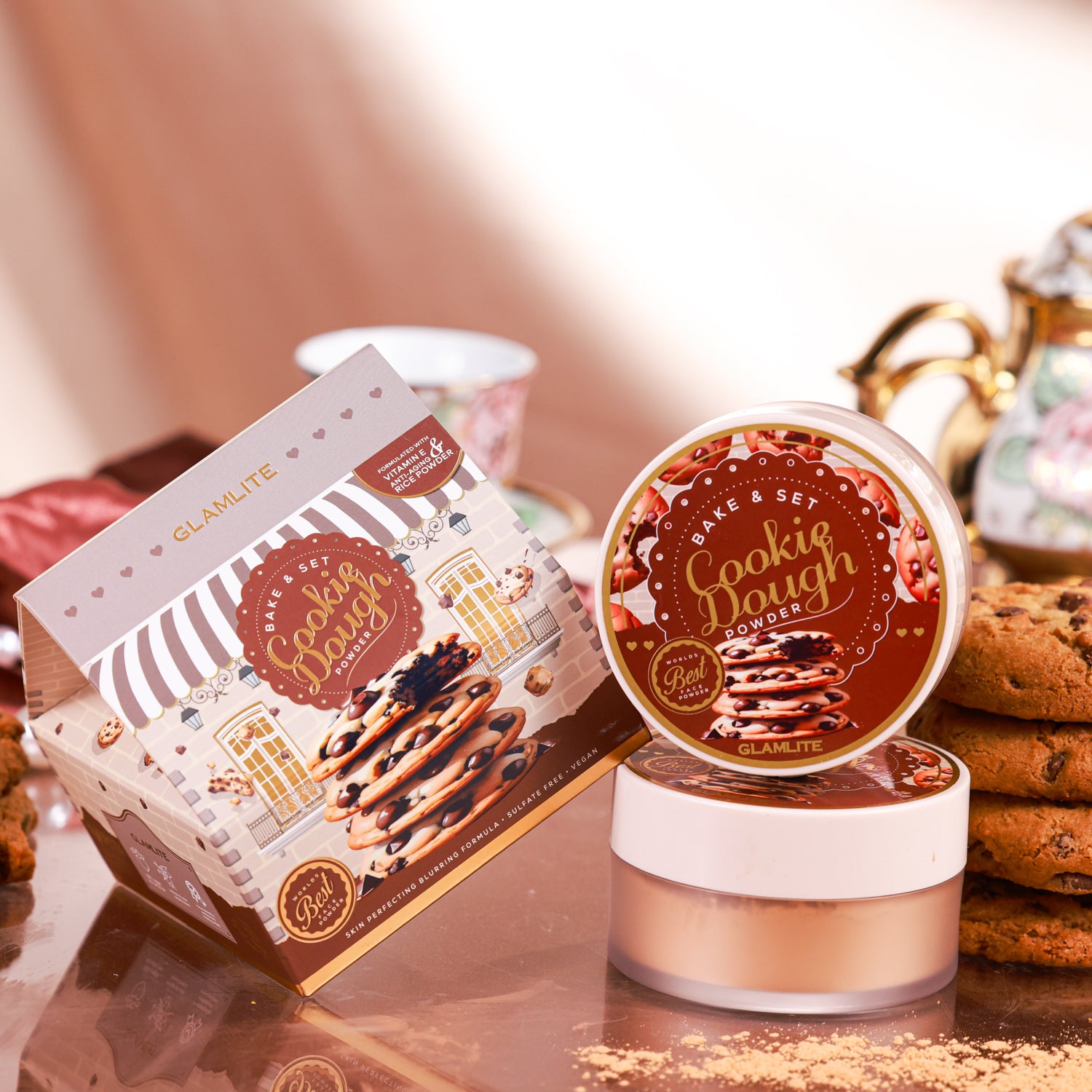 Cookie Dough Bake & Set Powder - Professional Baking Powder for Perfect Cookies, Cakes & Desserts | Ideal for Home Bakers & Cookie Lovers