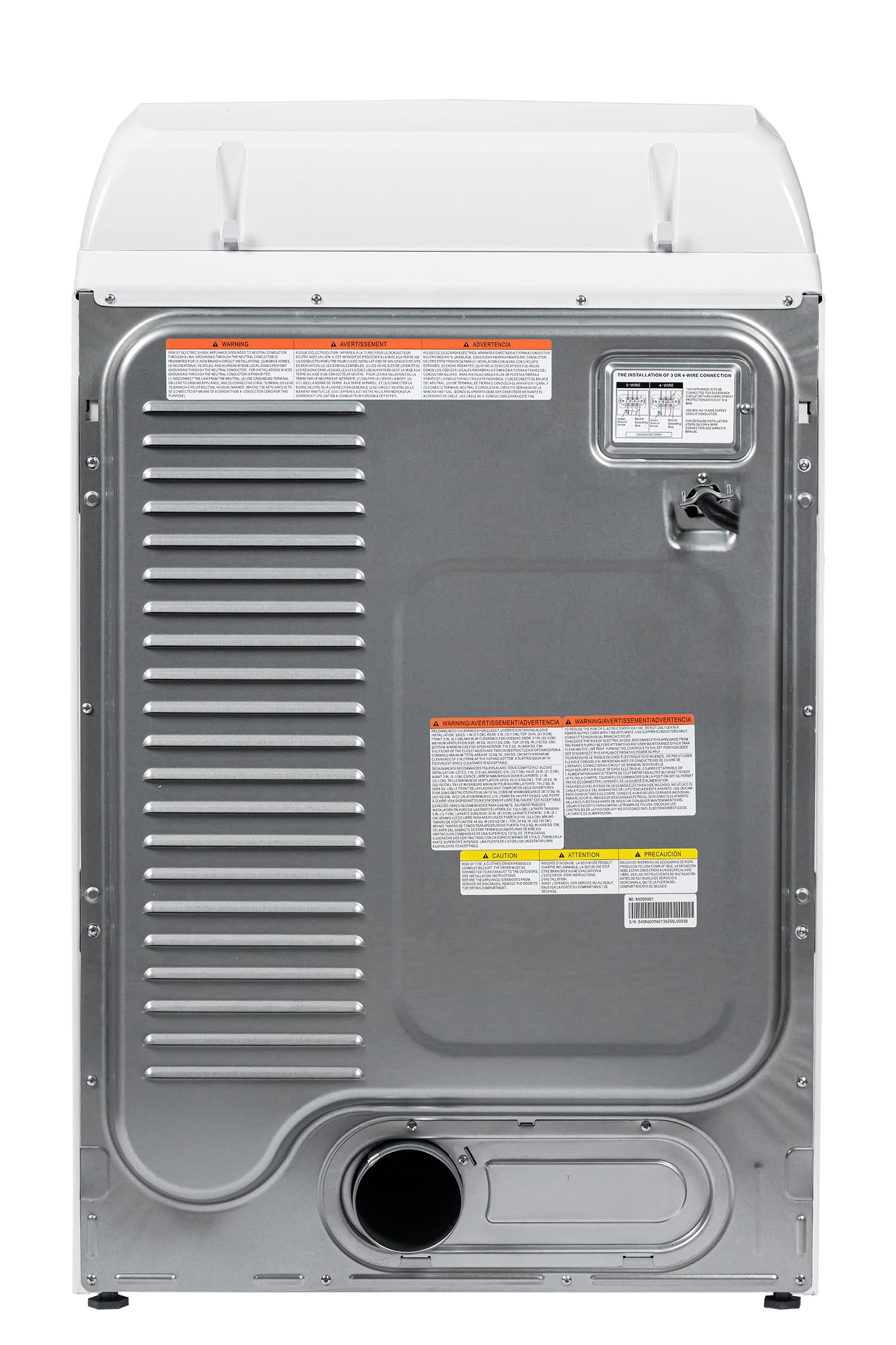 Whirlpool LE52N1BWWC 7.5 Cu. Ft. White Electric Dryer - Large Capacity, Energy Efficient for Family Laundry & Bulk Clothing Drying