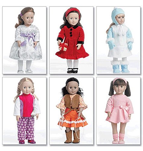 McCalls Dolls & Toys Sewing Pattern 6257 - Clothes for 18 Inch Dolls - DIY Fashion Outfits for American Girl & Other 18