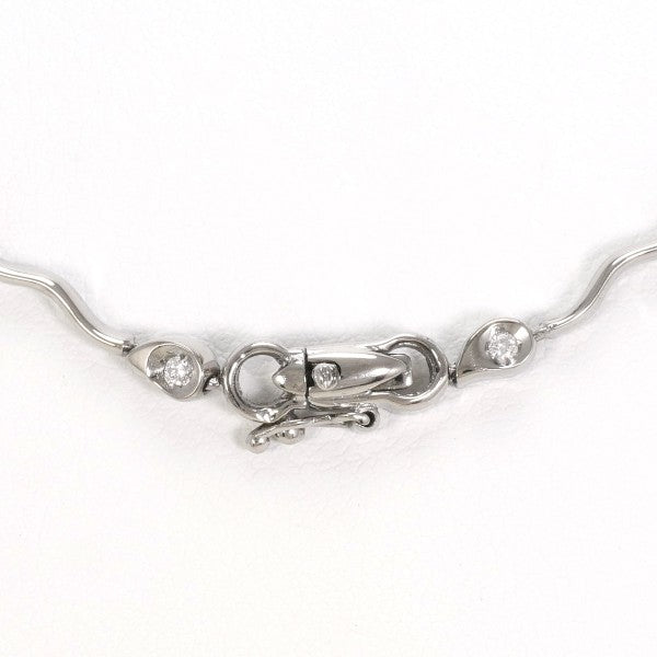18K White Gold Diamond Necklace for Women - Elegant Dainty Pendant Jewelry Gift for Anniversary, Birthday & Valentine's Day | Perfect for Weddings, Parties & Special Occasions