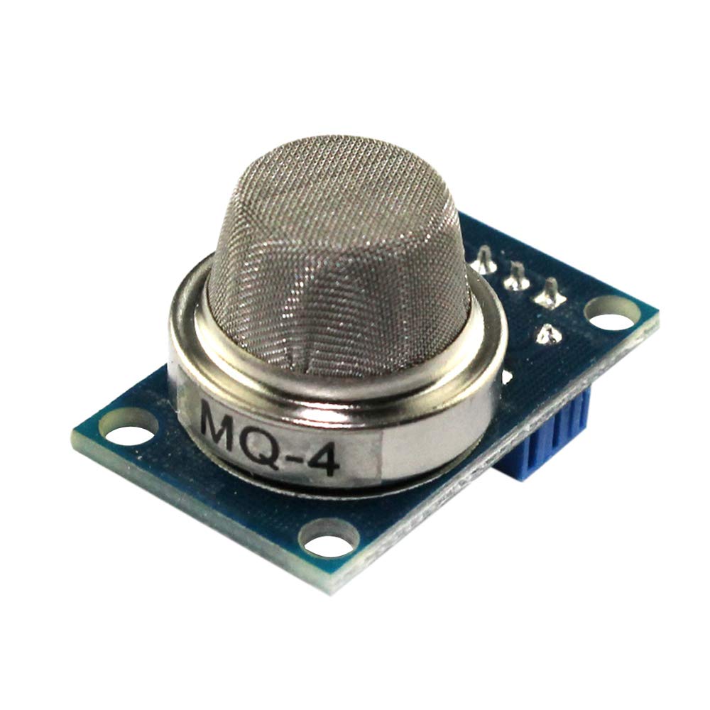 2 Pack MQ-4 Gas Sensor for Natural Gas, Methane Detection - High Sensitivity Air Quality Monitor for Home, Industrial Safety & DIY Projects