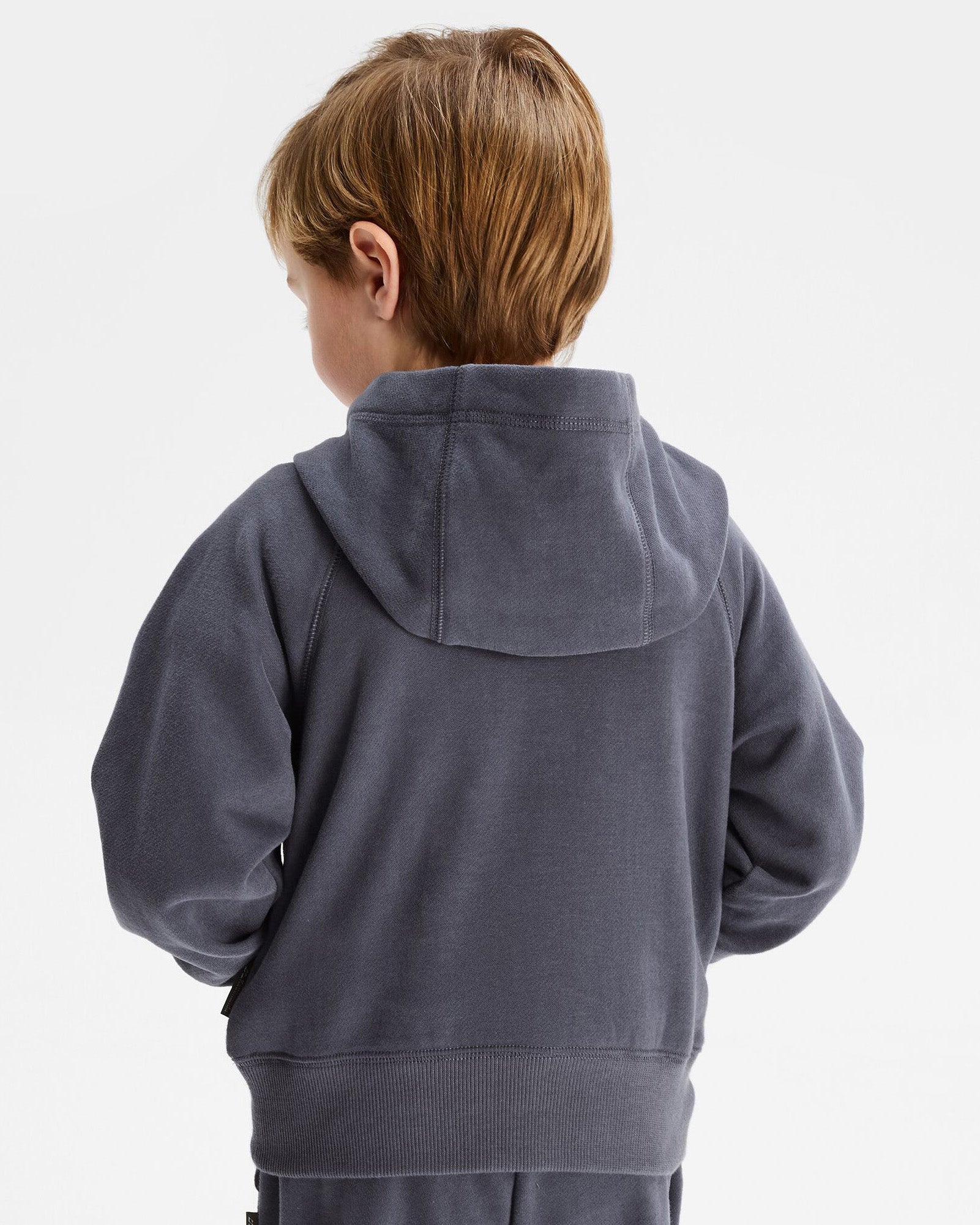 Retro Logo LT BB Hoodie for Kids - Mid Navy Blue | Stylish & Comfortable Pullover for School, Playdates & Outdoor Activities
