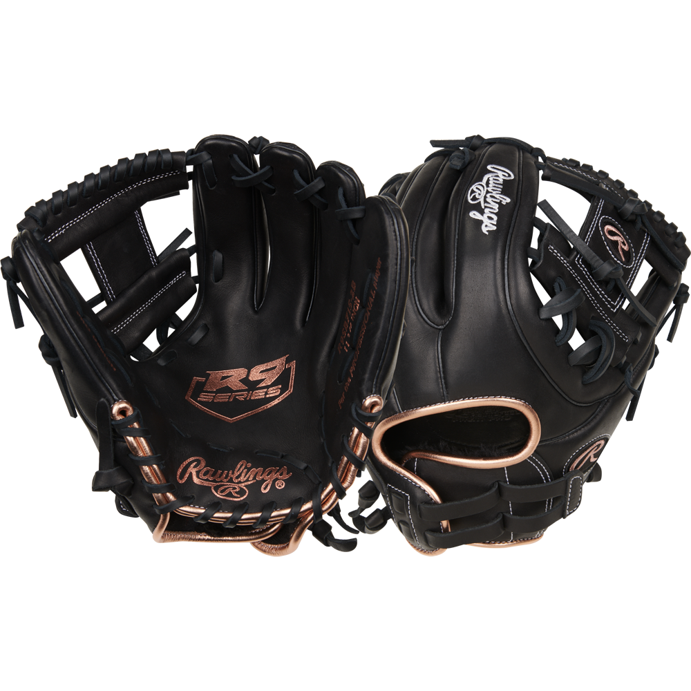 Rawlings R9 11.75 Inch Fastpitch Softball Glove - R9SB715 2B for Baseball & Fastpitch Players - Perfect for Infield, Outfield & Training Sessions