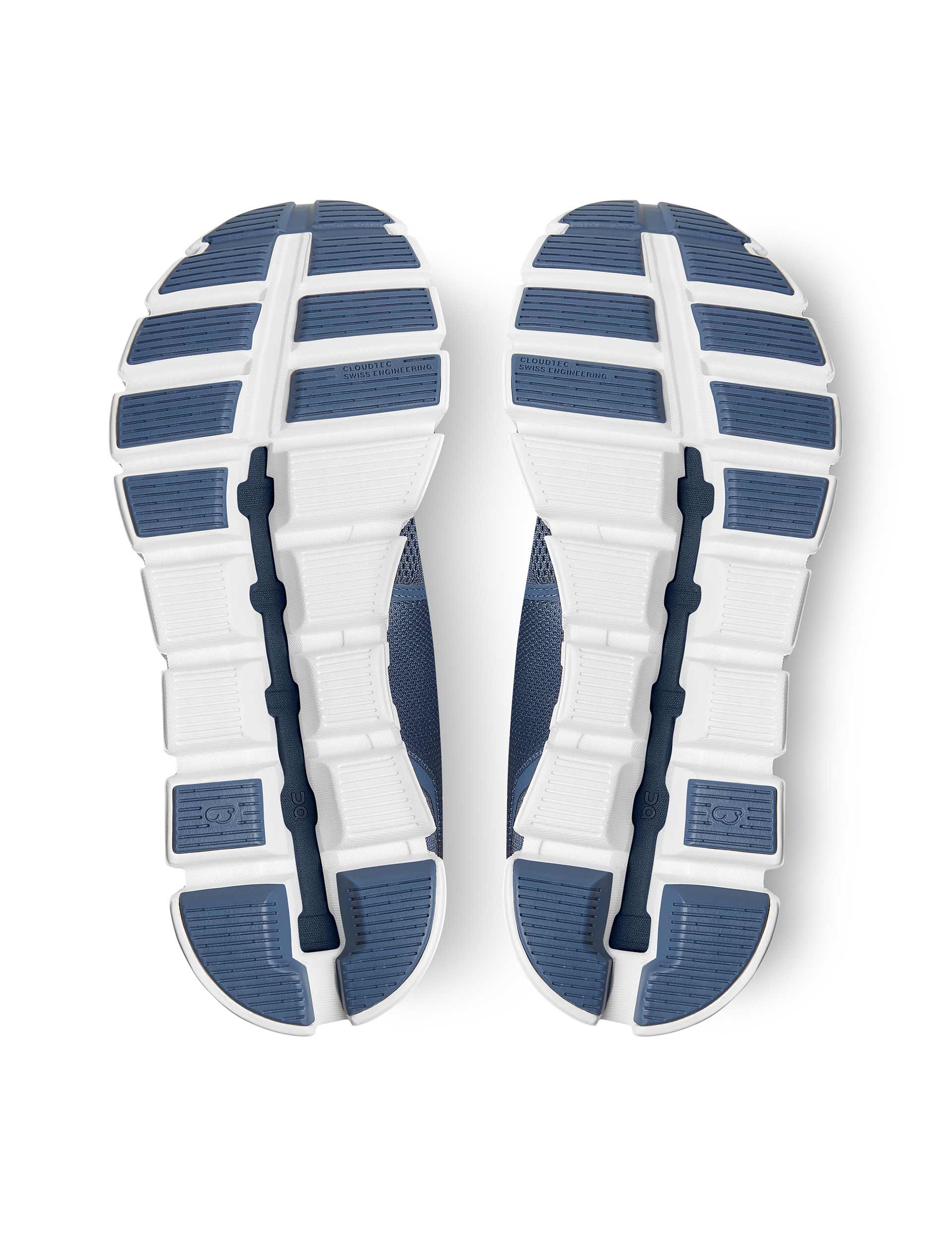 Cloud 5 Running Shoes - Lightweight Denim & White Sneakers for Men & Women - Perfect for Jogging, Gym Workouts & Casual Wear