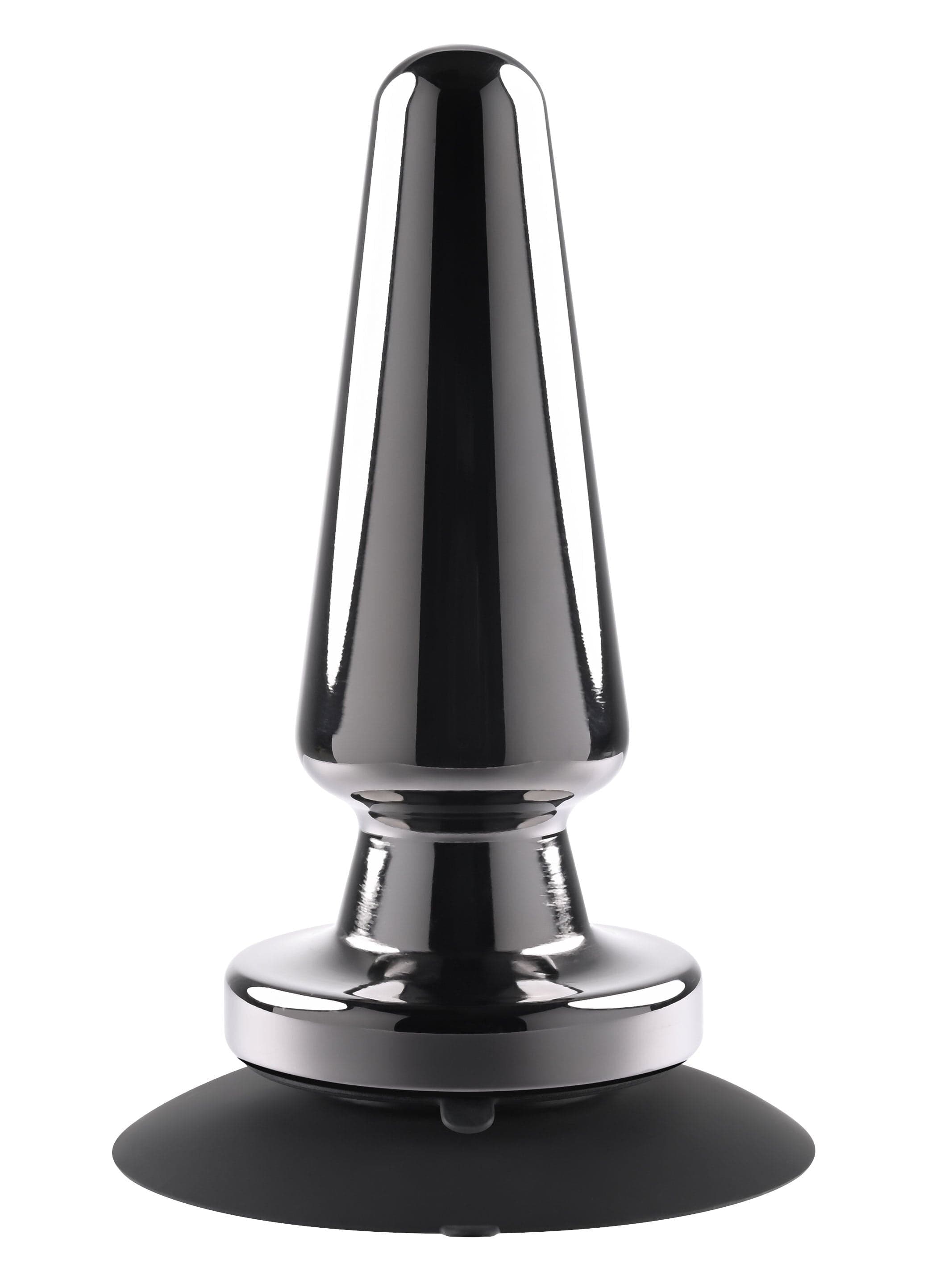 Premium Metal Vibrating Butt Plug with Strong Suction Cup - Remote Control Anal Toy for Couples Play & Solo Pleasure - Perfect for BDSM, Roleplay & Sensual Massage