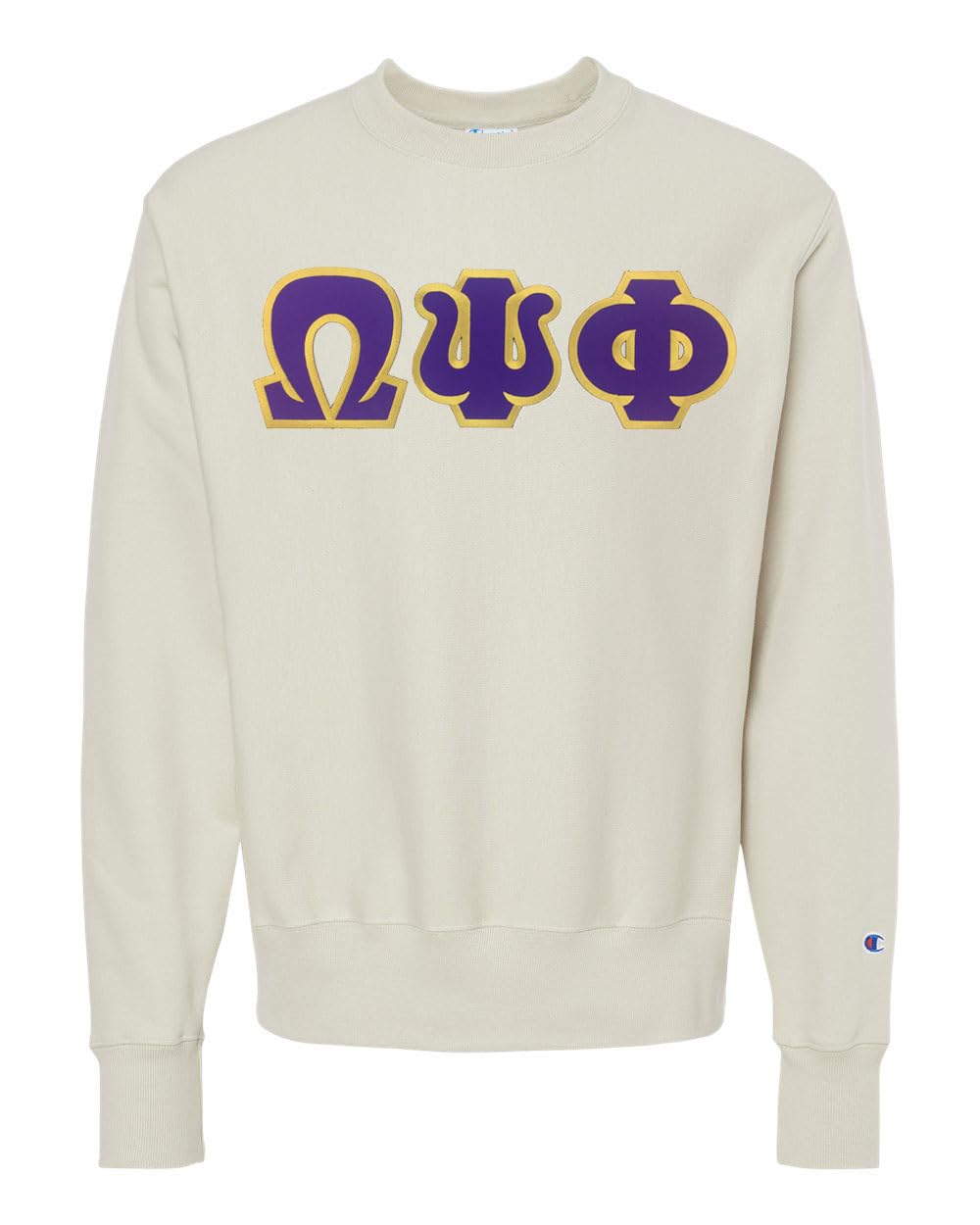 Omega Psi Phi Fraternity Champion Crewneck Sweatshirt - Greek Lettered Sweater for Brotherhood Events, College Pride & Casual Wear