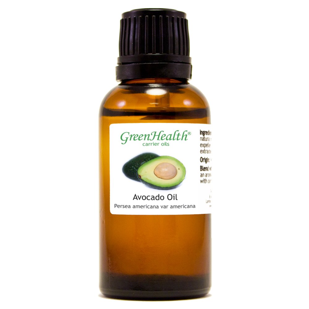 100% Pure & Natural Avocado Carrier Oil - 1 fl oz by GreenHealth | Perfect for Aromatherapy, Massage & DIY Skincare Recipes
