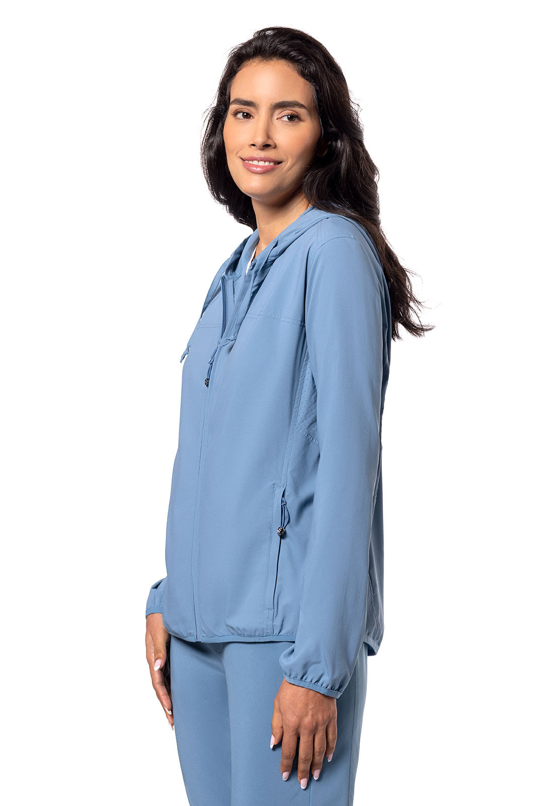 Women's Arcadian Packable Sunblock Jacket - UPF 50+ Water-Resistant Lightweight Travel Windbreaker (Blue Dusk) | Perfect for Beach, Hiking & Outdoor Activities