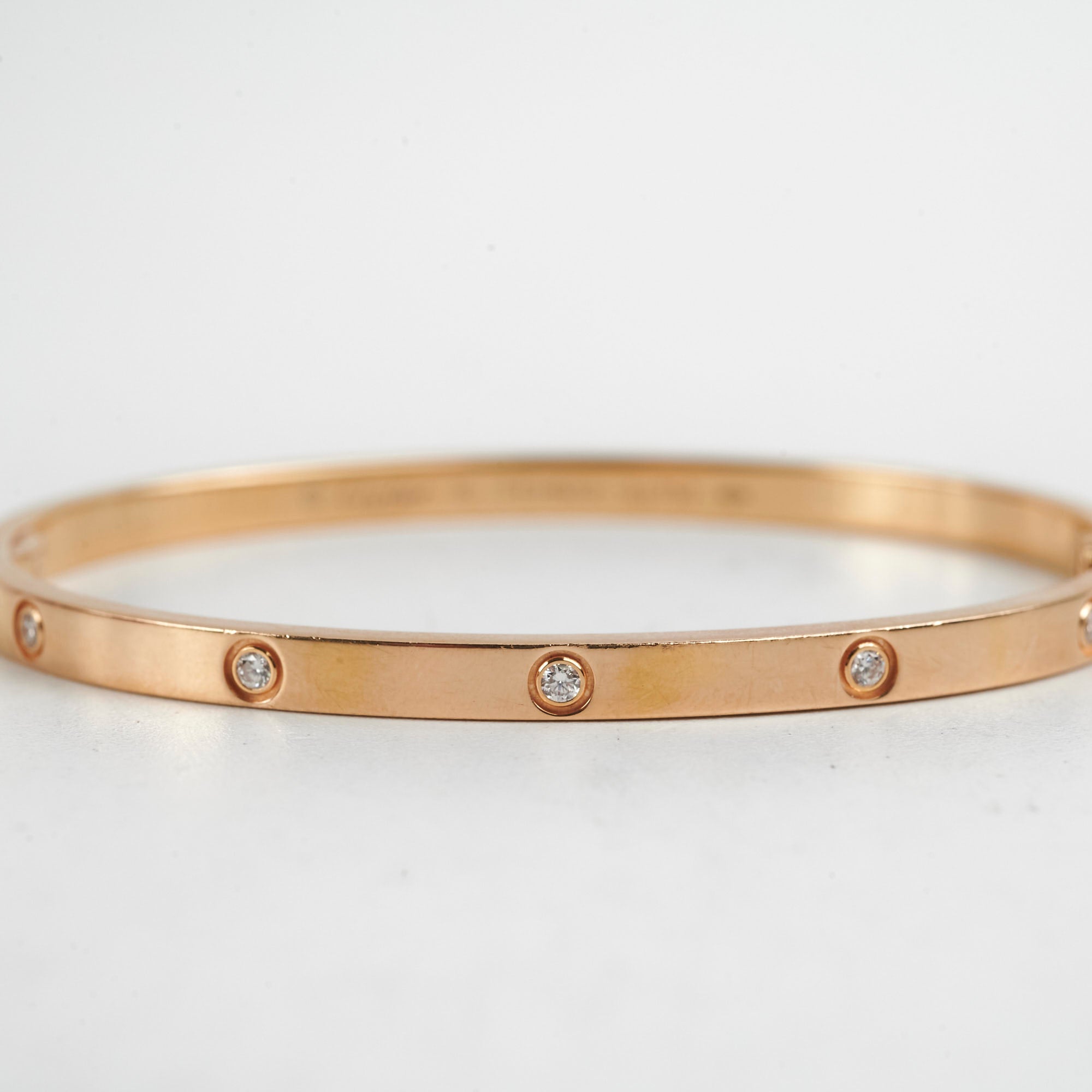 Cartier Love Bracelet 10 Diamonds Rose Gold 16 - Luxury Jewelry for Women, Anniversary & Wedding Gift, Perfect for Date Night & Special Occasions